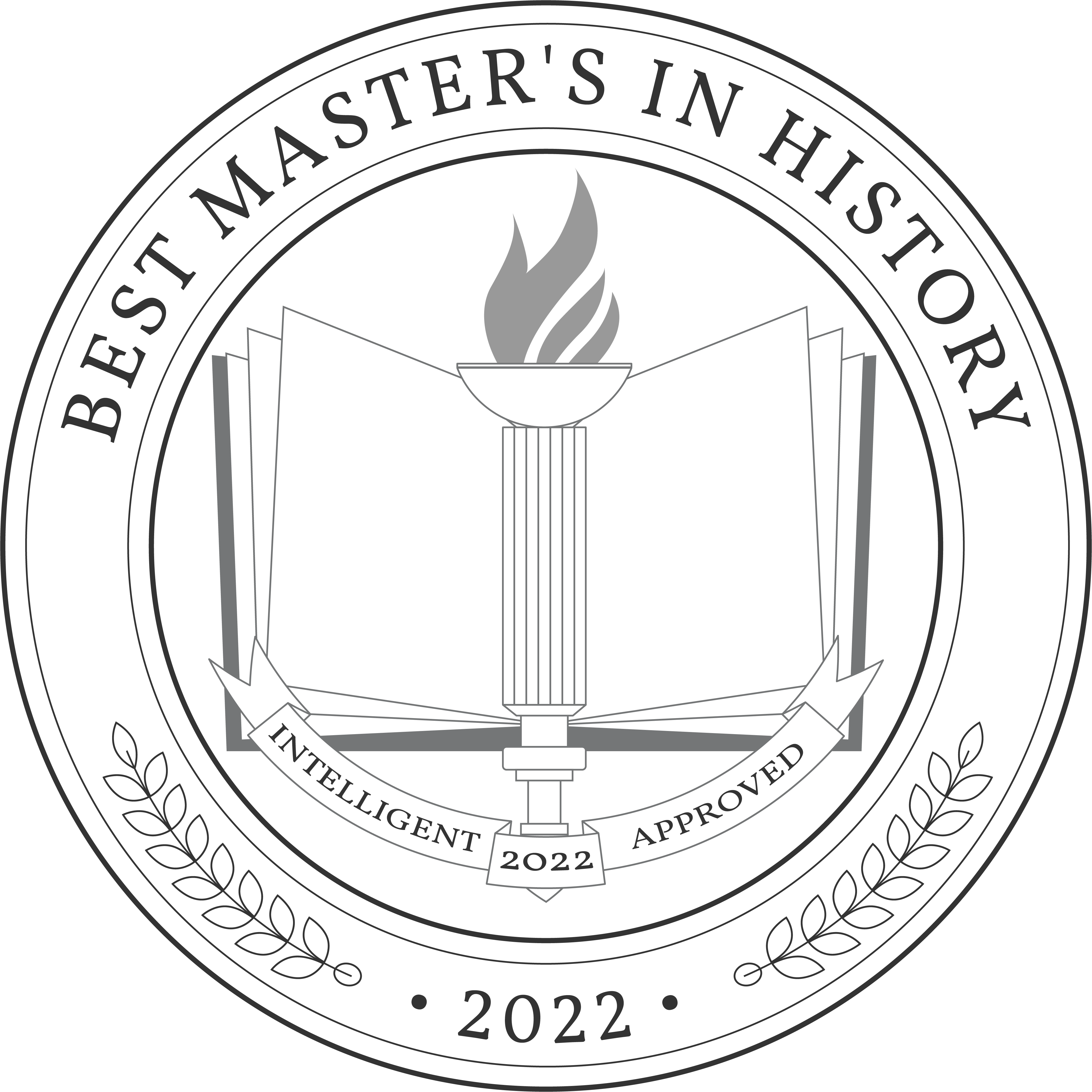 Best Master's in History Badge