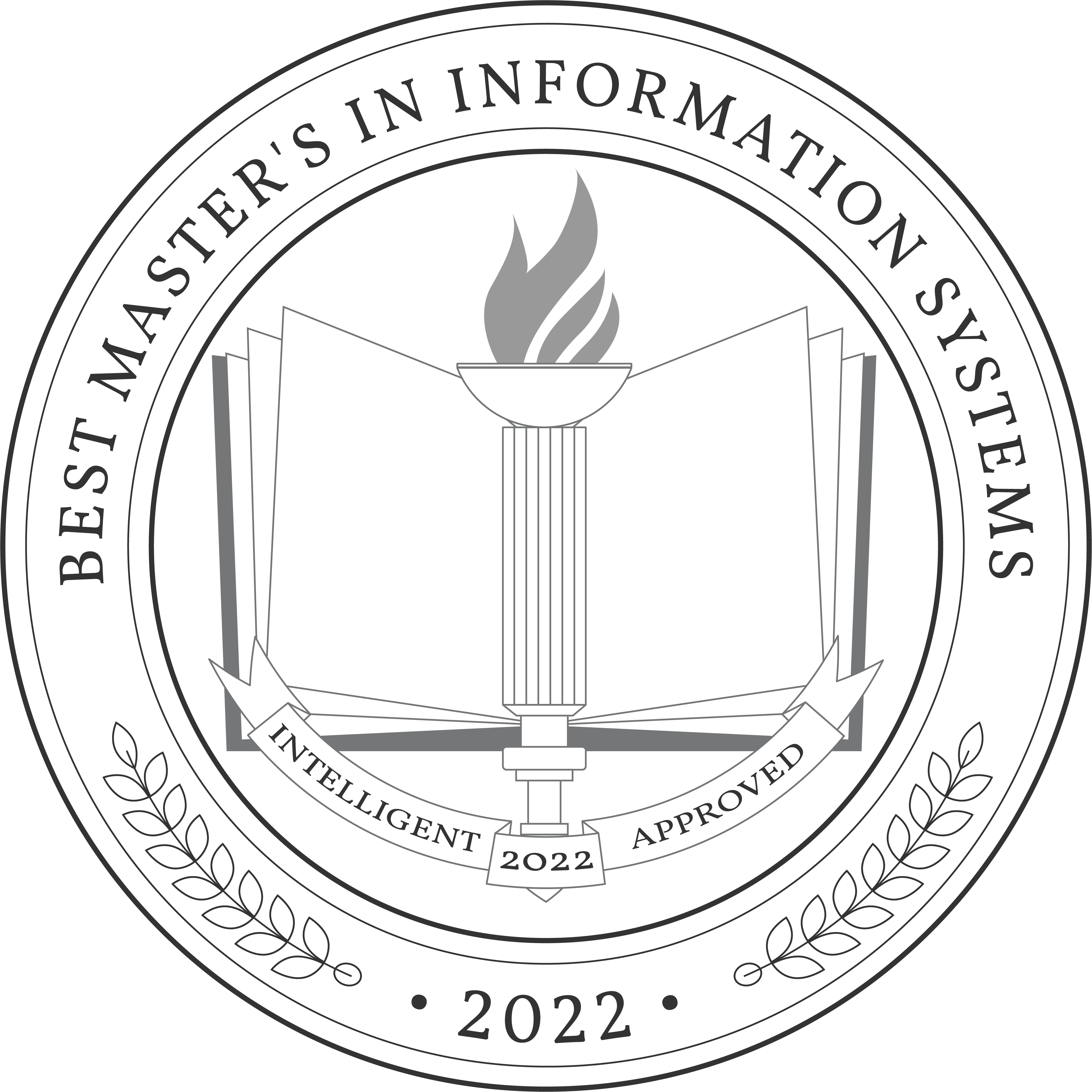 Best Master's in Information Systems Badge