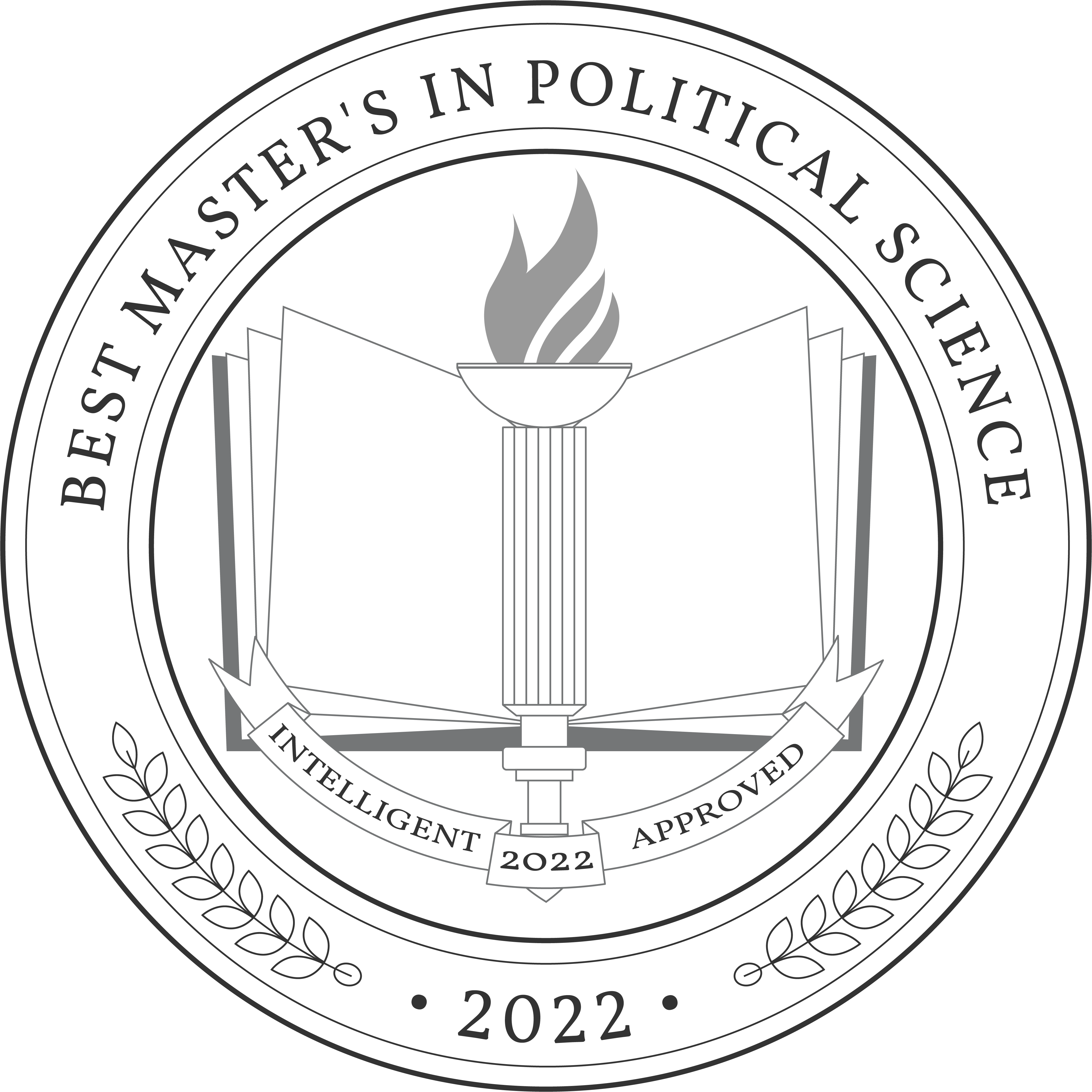Best Master's in Political Science Badge