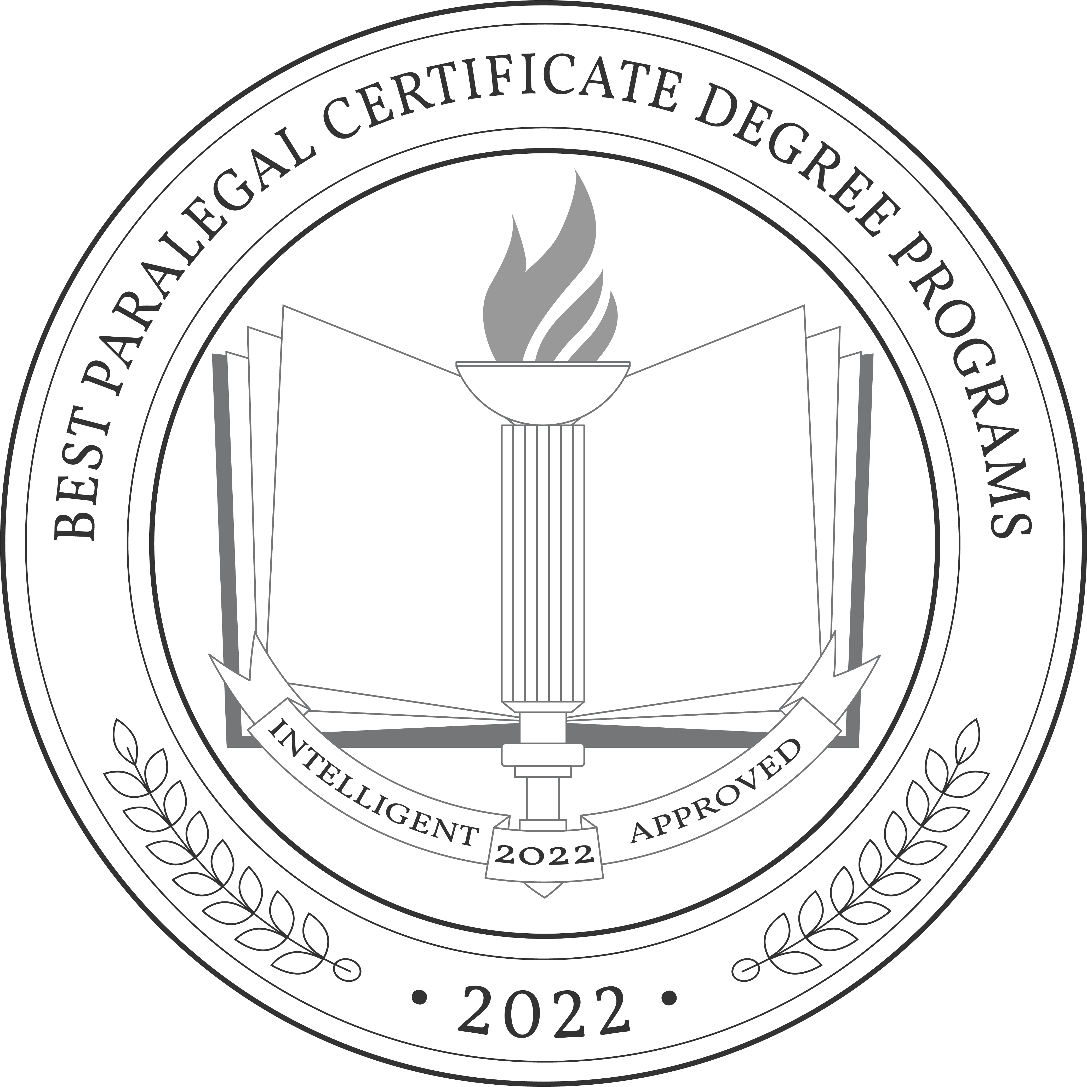 Best Paralegal Certificate Degree Programs Badge-1