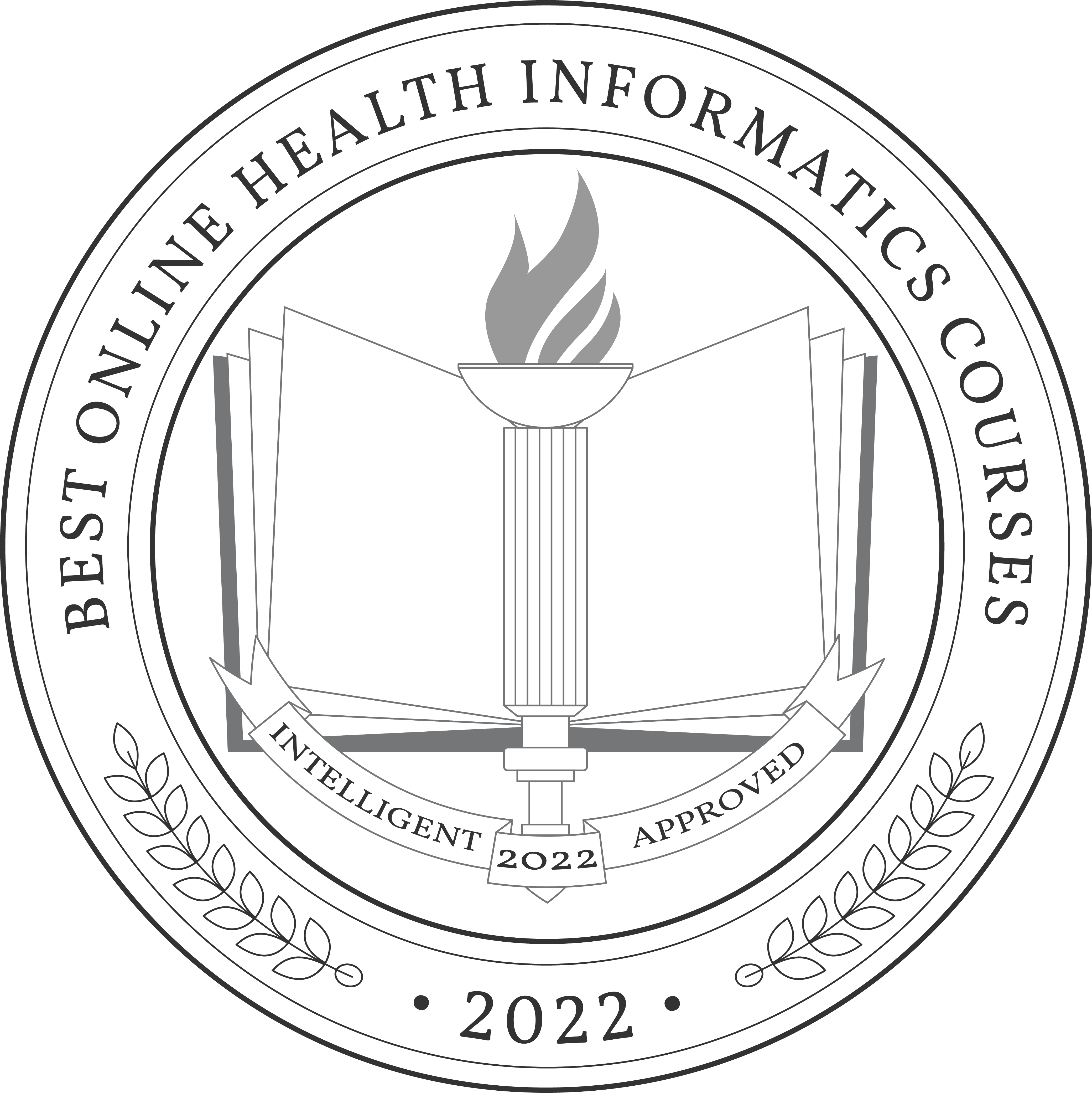 Best Online Health Informatics Courses Badge 2022
