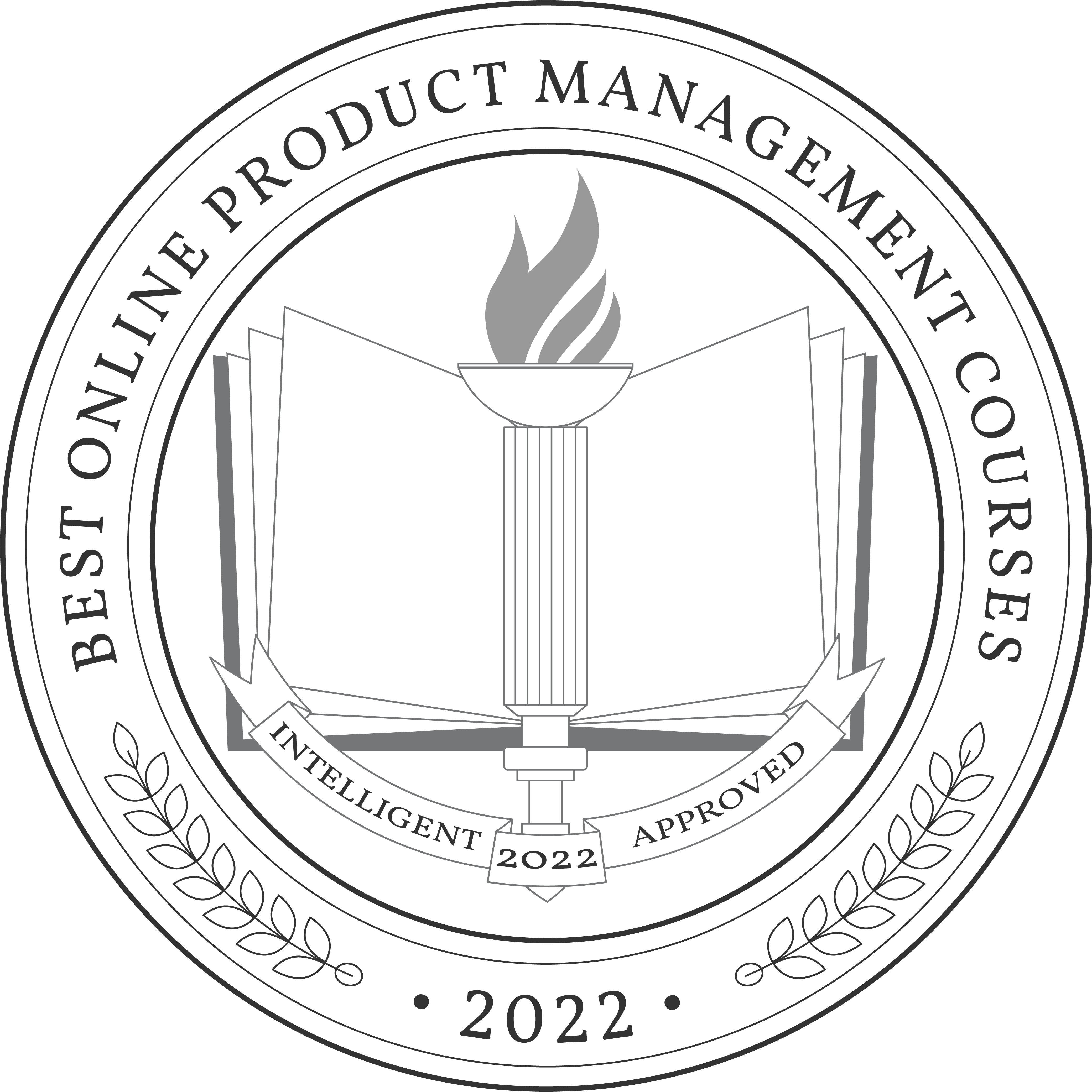 Best Online Product Management Courses Badge 2022