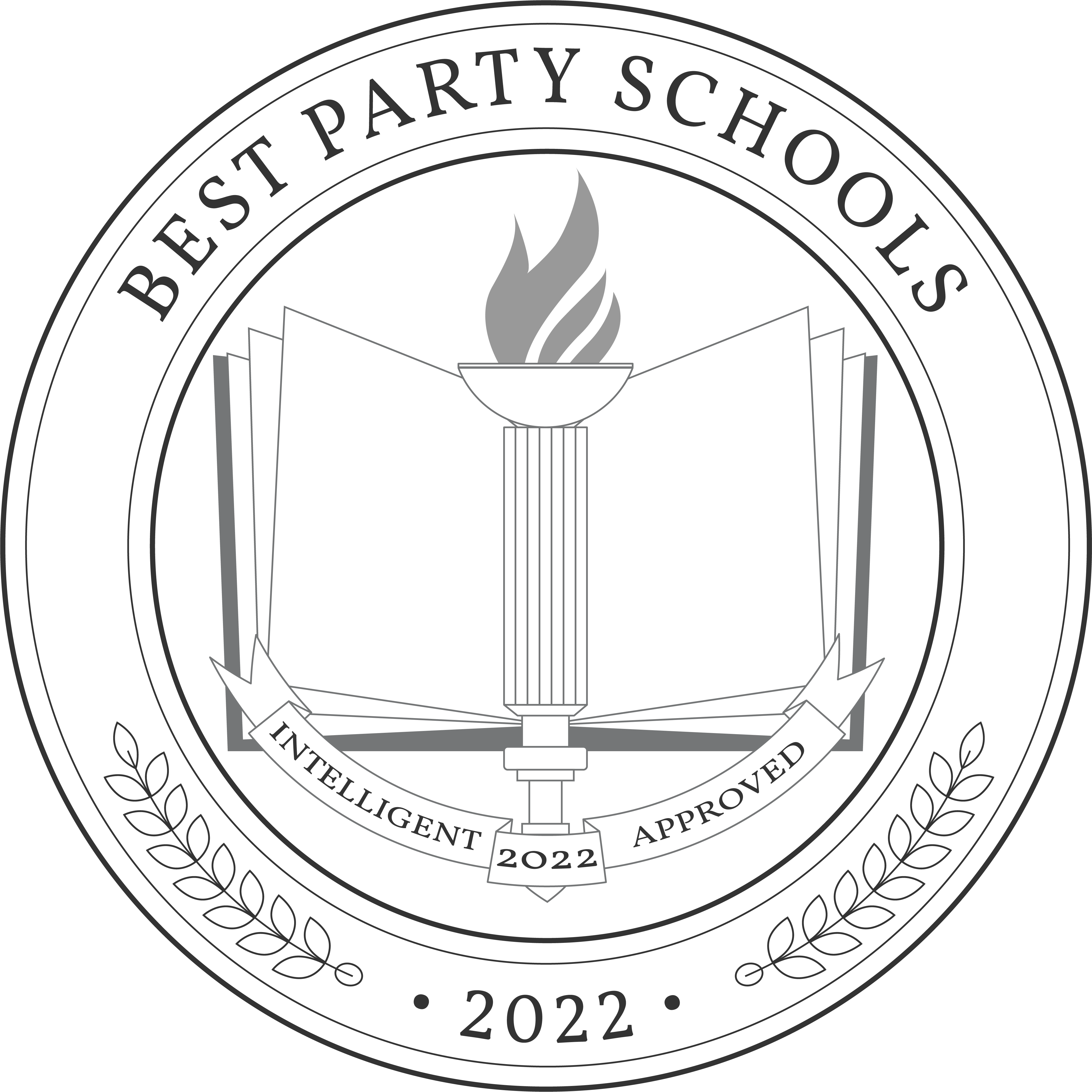Best Party Schools Badge 2022