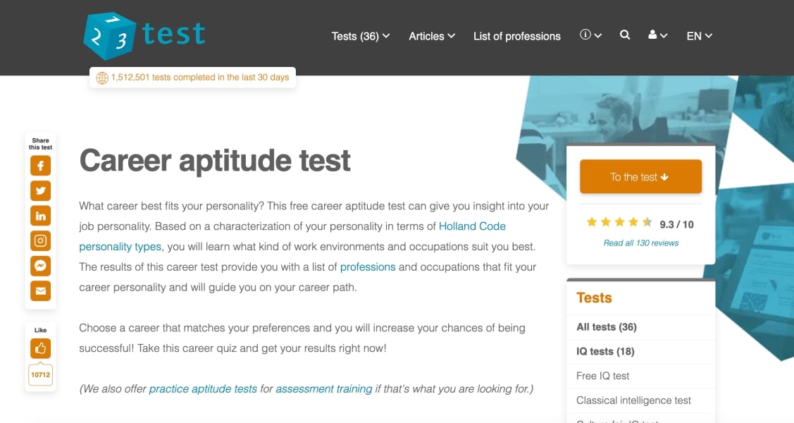 123test - Career Aptitude Test