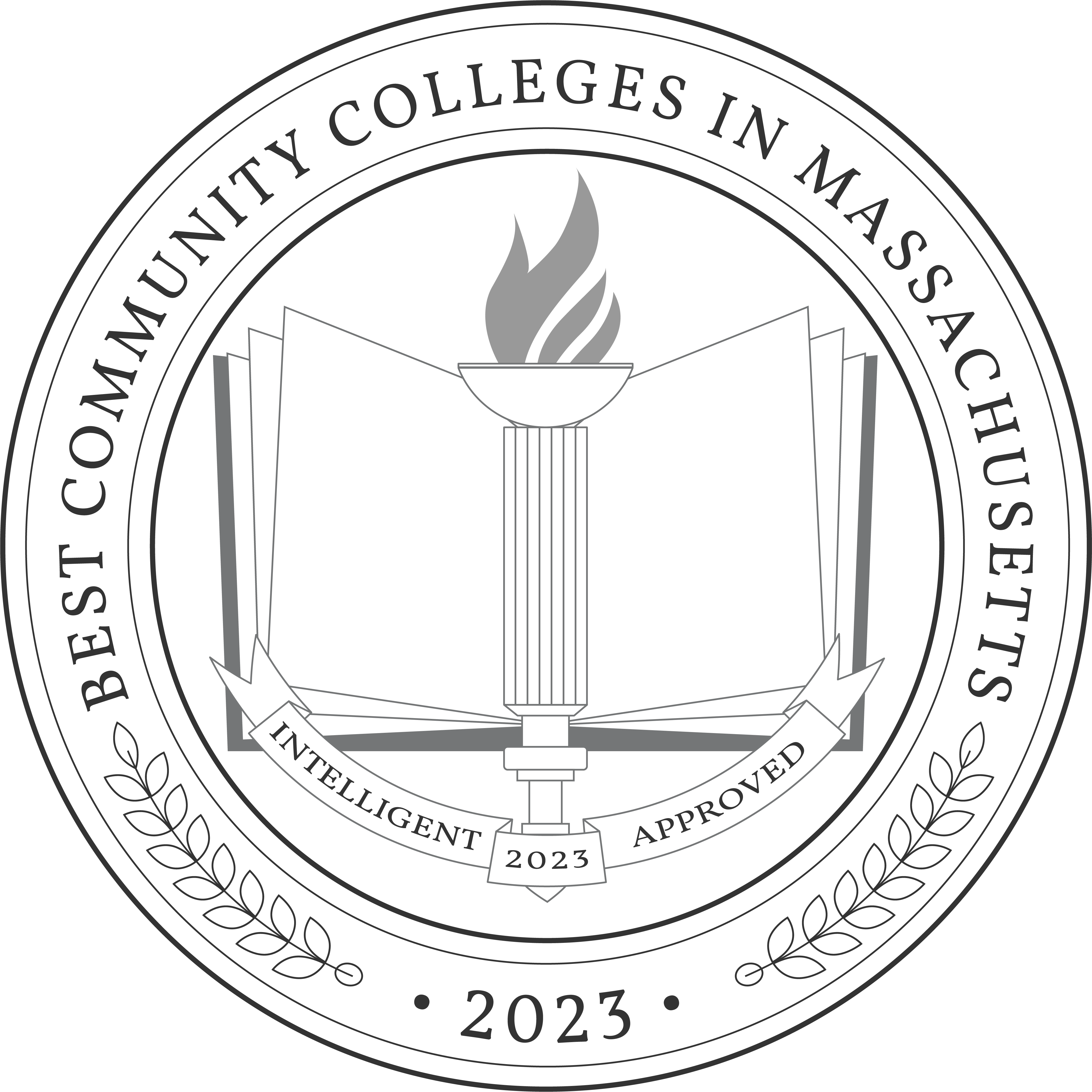 Best Community Colleges In Massachusetts Badge 2023