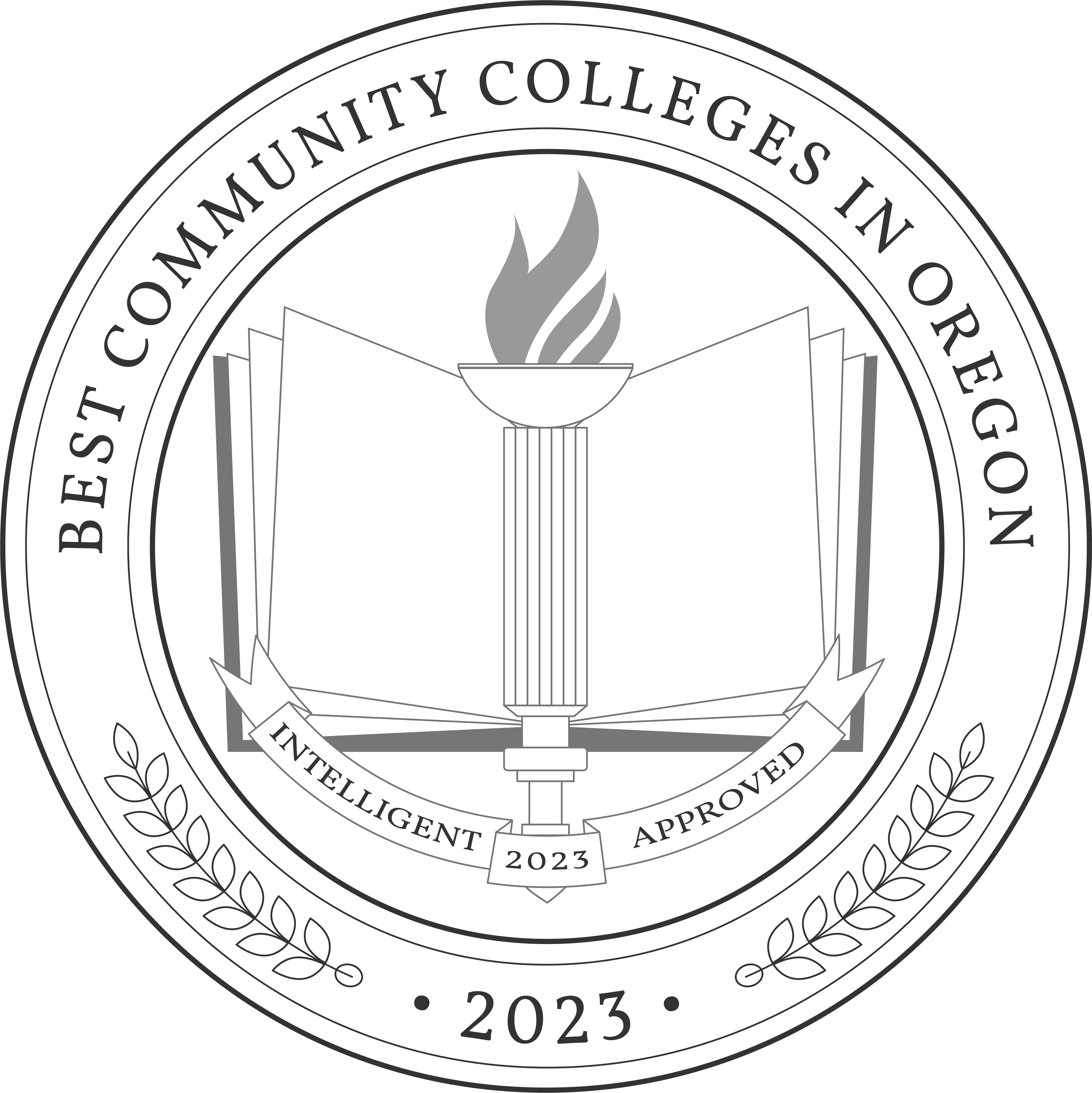 Best Community Colleges In Oregon Badge 2023