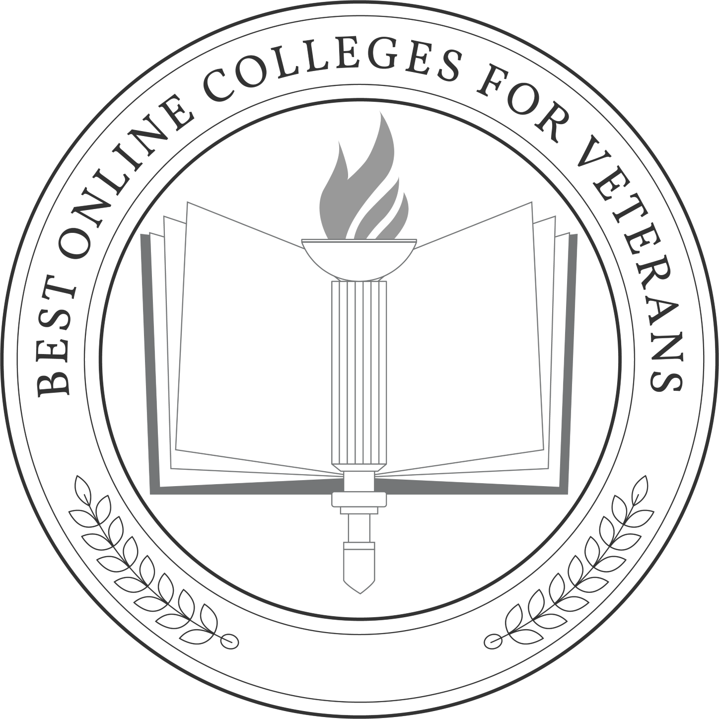 Best Online Colleges for Veterans Badge