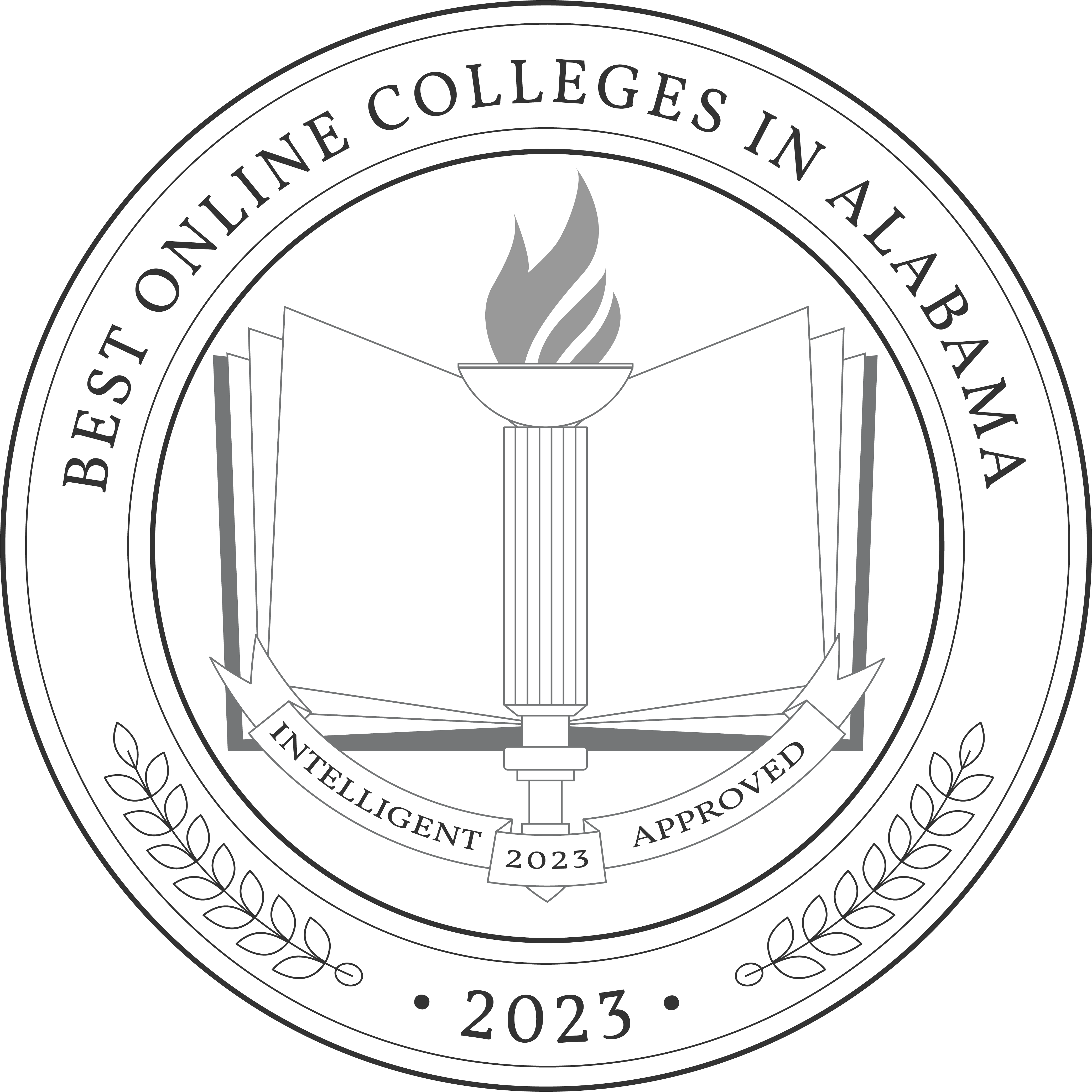 Best Online Colleges in Alabama Badge 2023