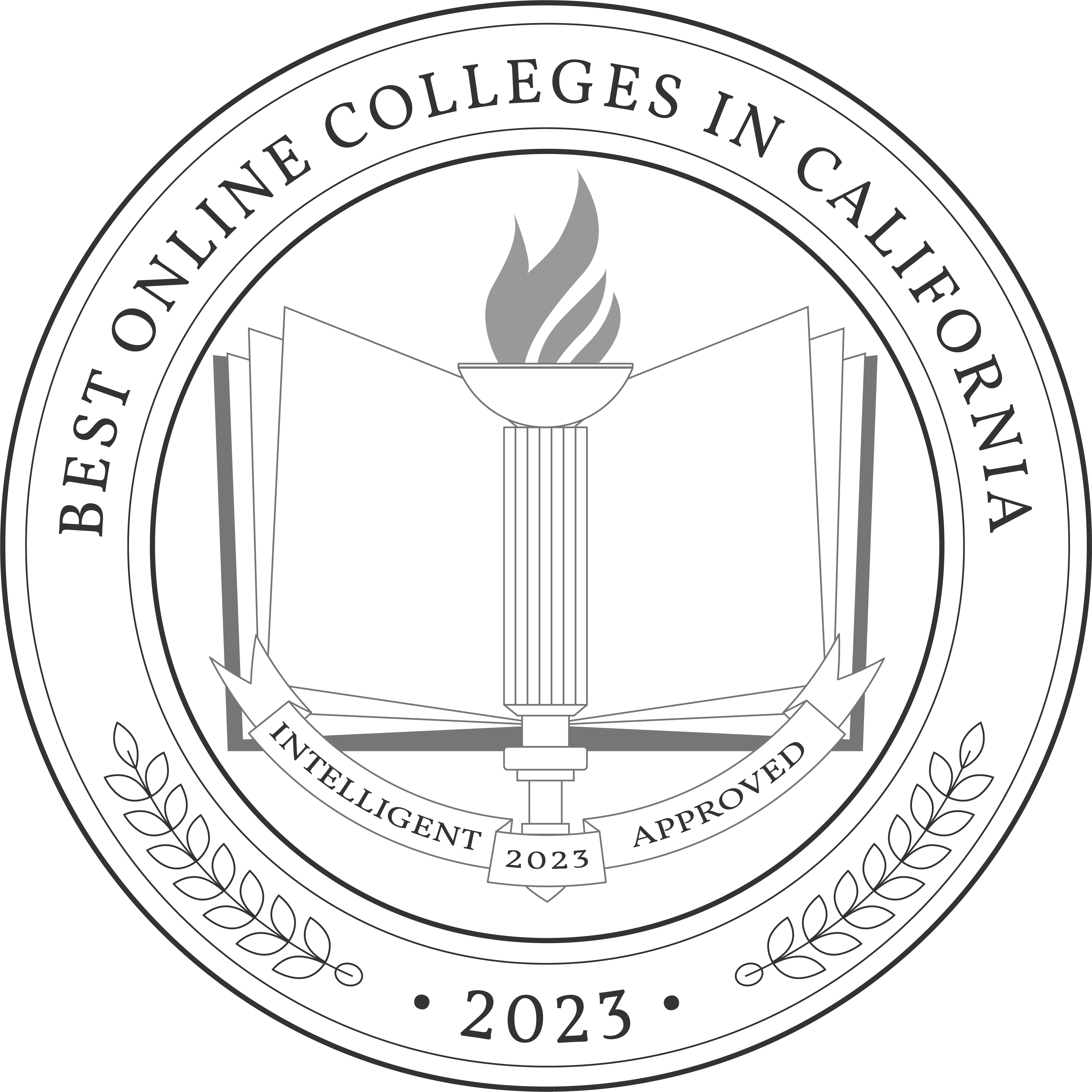 Best Online Colleges in California Badge