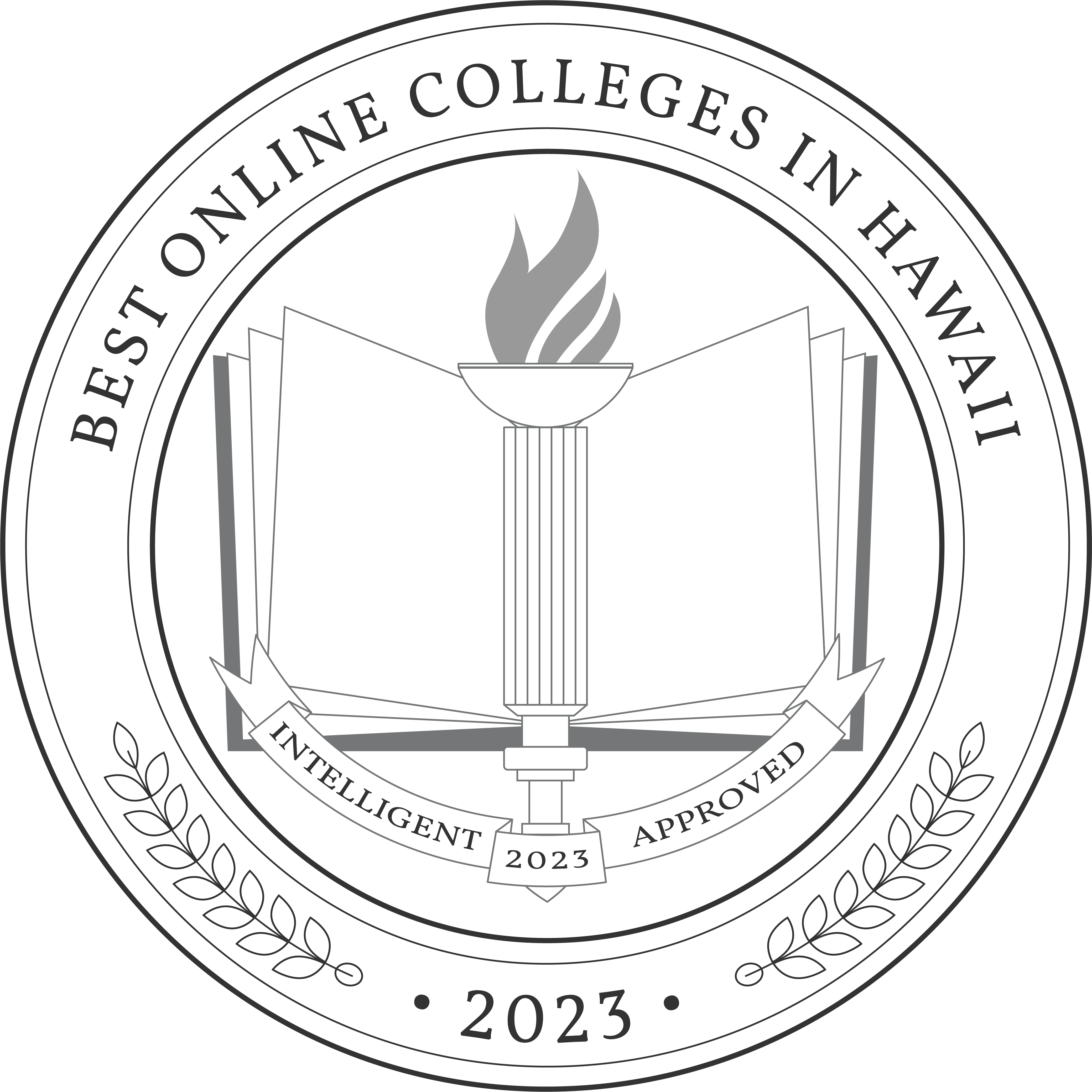 Best Online Colleges in Hawaii Badge 2023