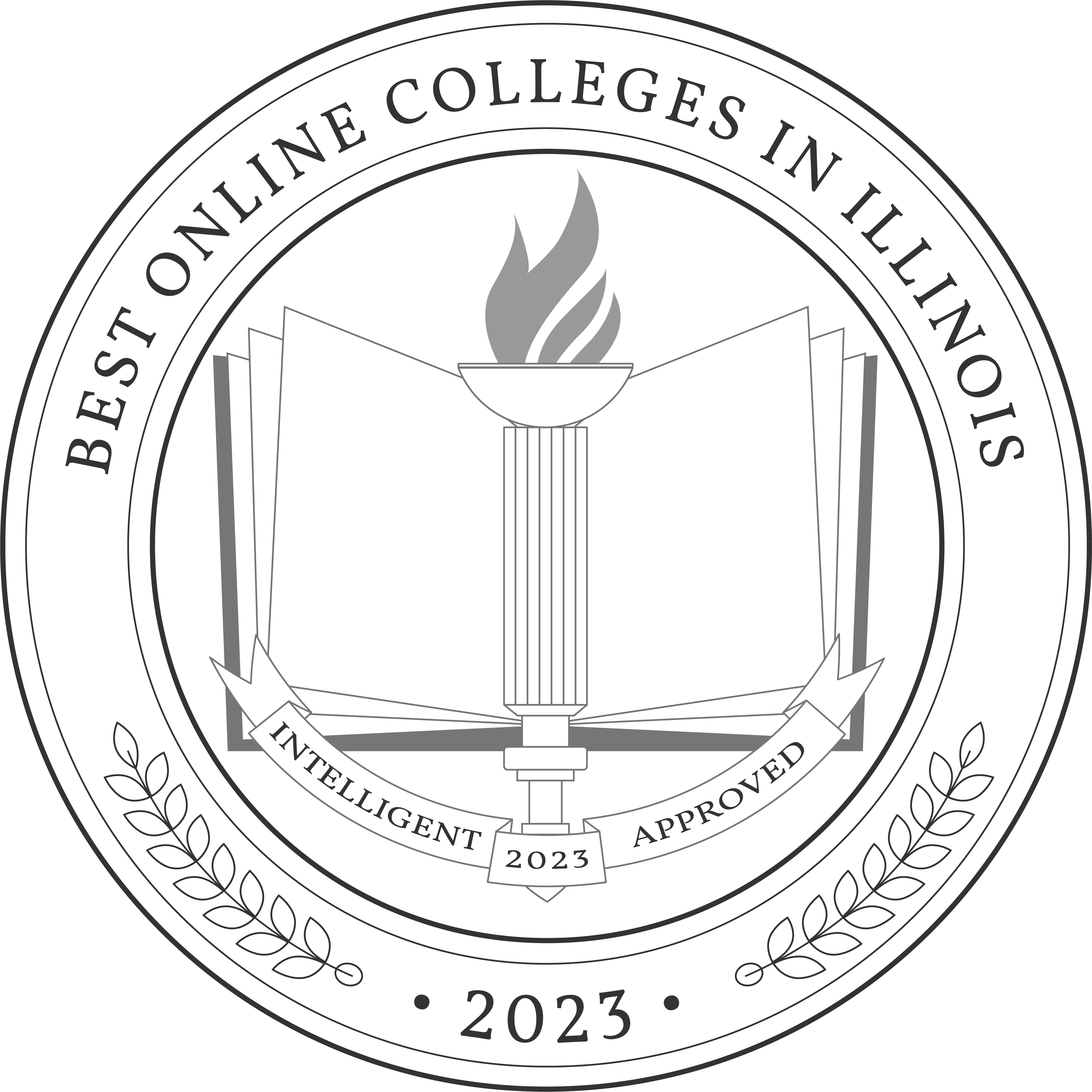 Best Online Colleges in Illinois Badge 2023