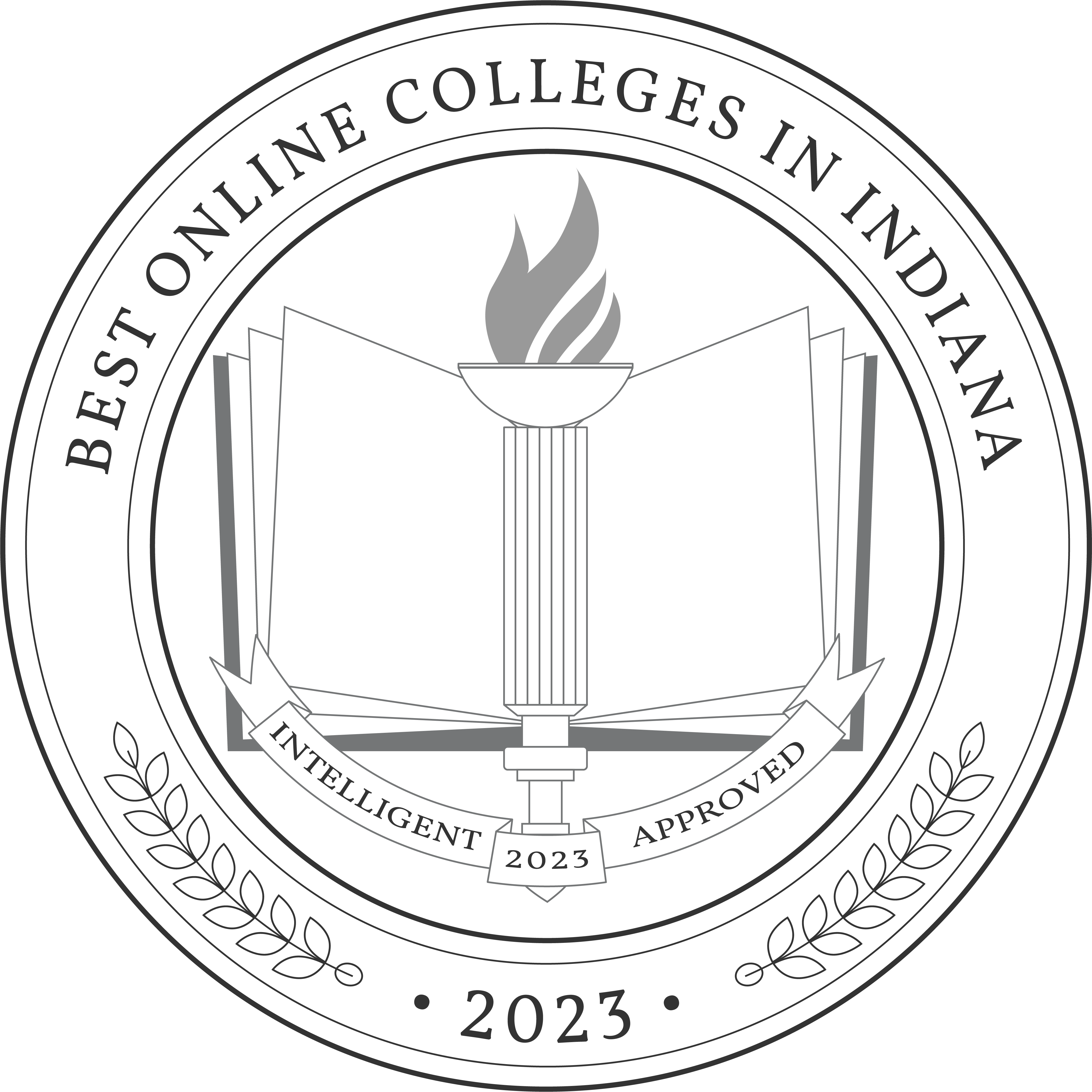 Best Online Colleges in Indiana Badge