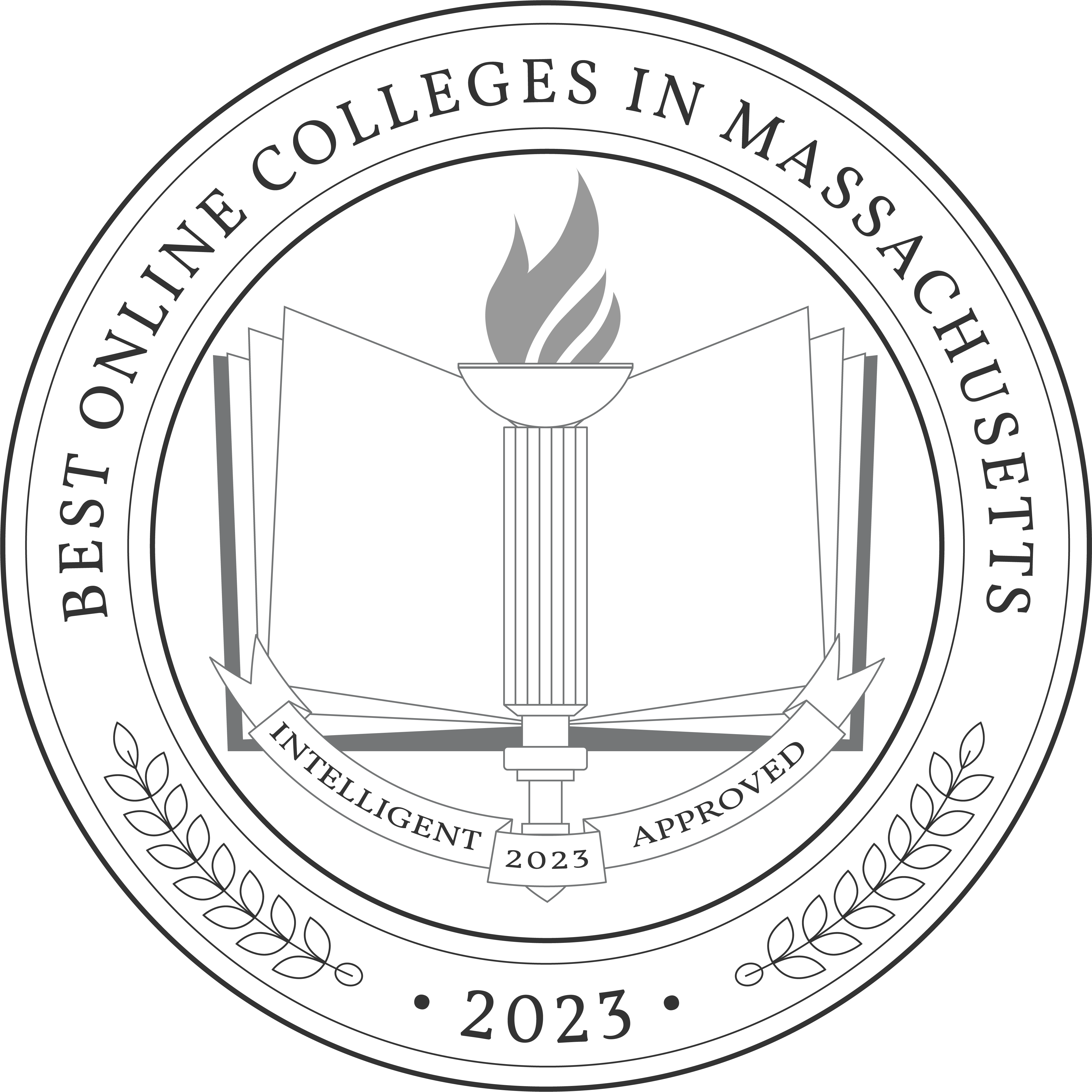 Best Online Colleges in Massachusetts Badge