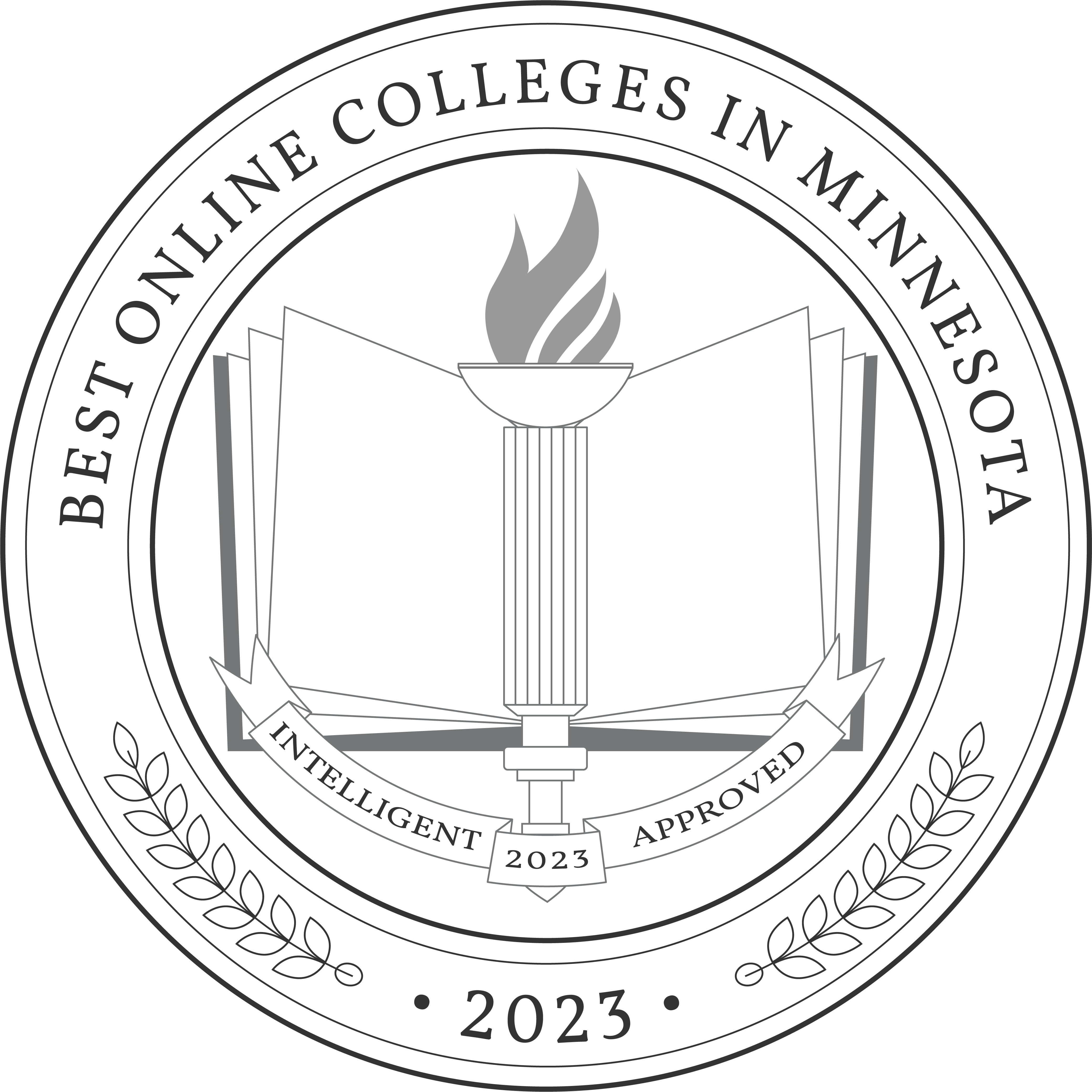 Best Online Colleges in Minnesota Badge