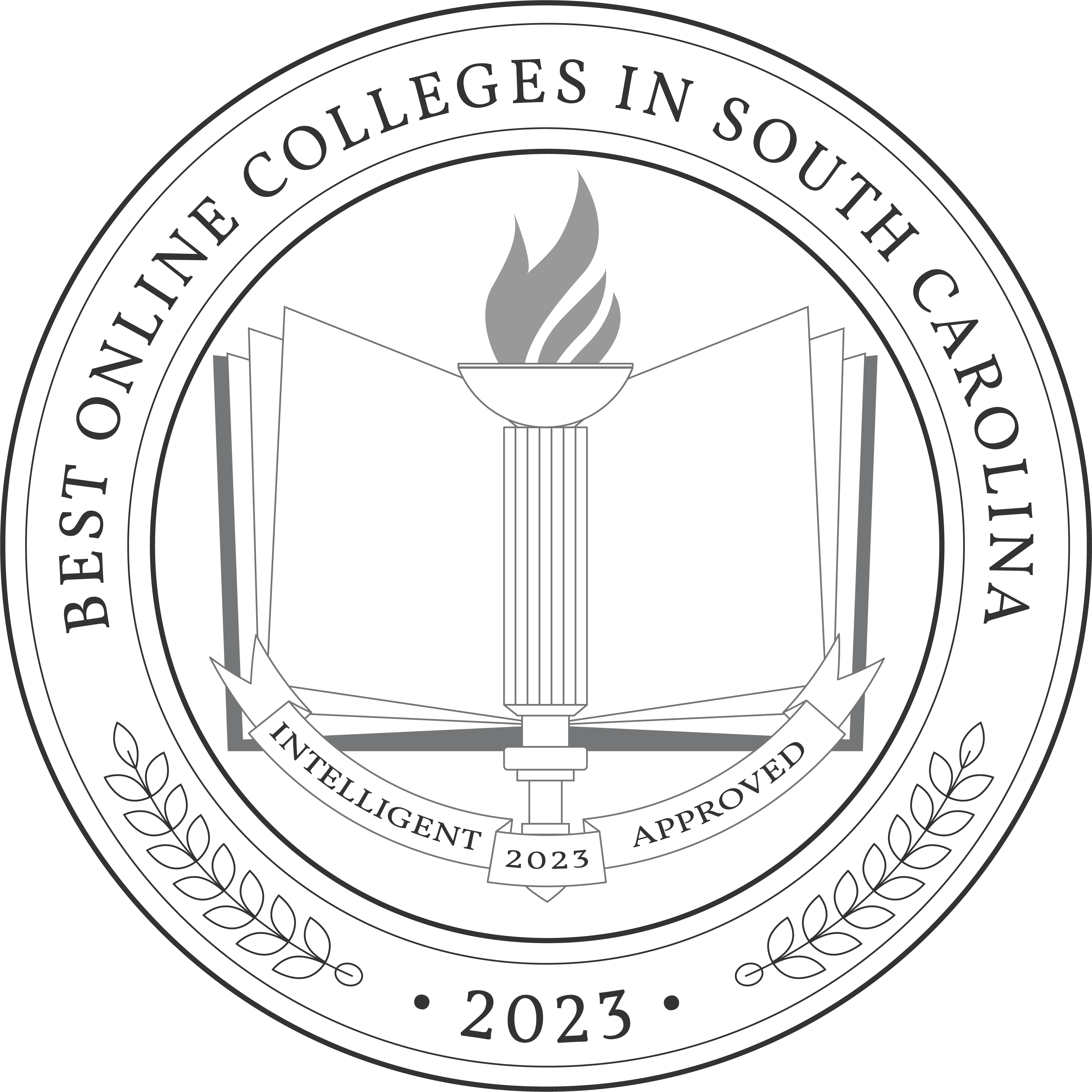Best Online Colleges in South Carolina Badge 2023