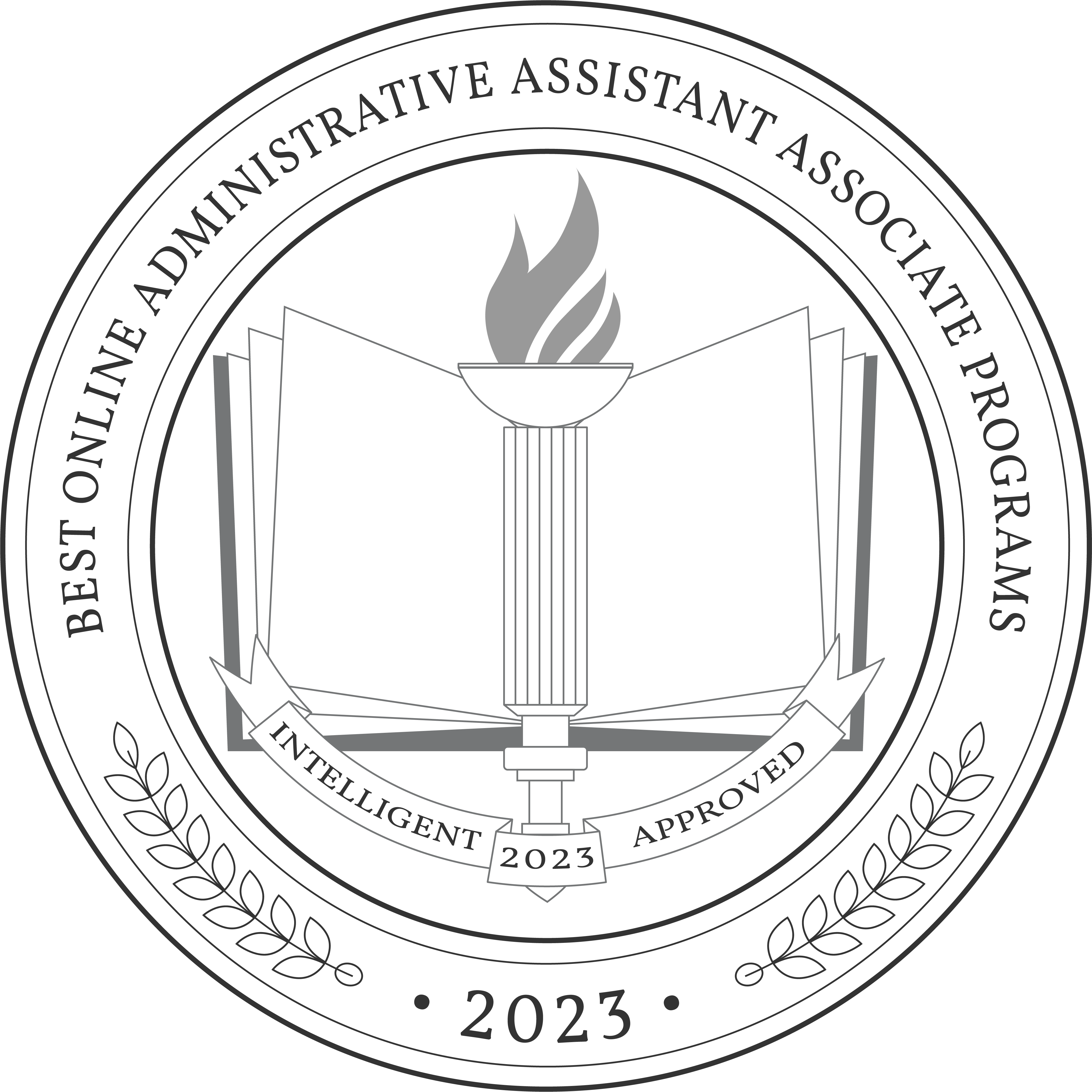 Best Online Administrative Assistant Associate Programs badge