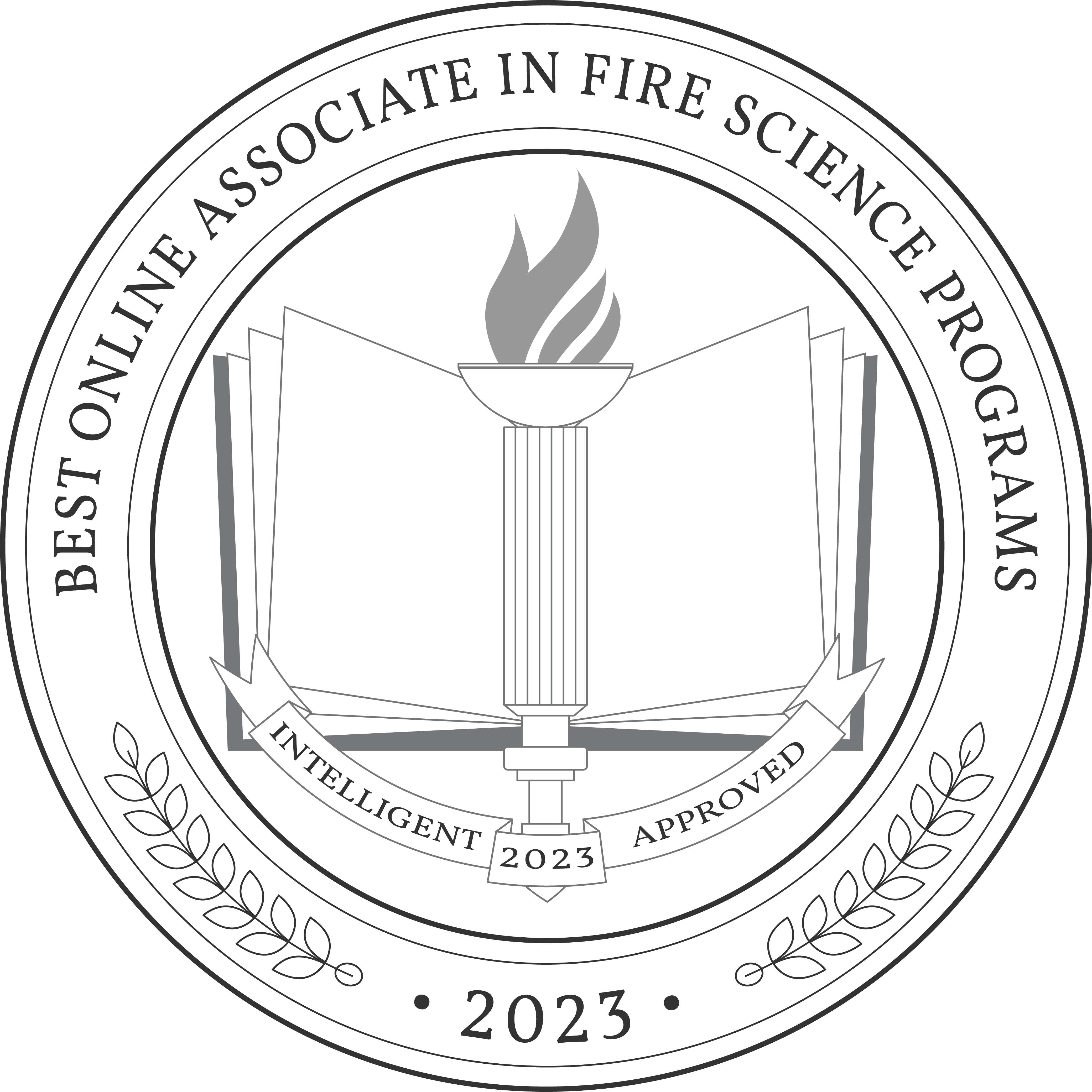 Best Online Associate in Fire Science Programs badge