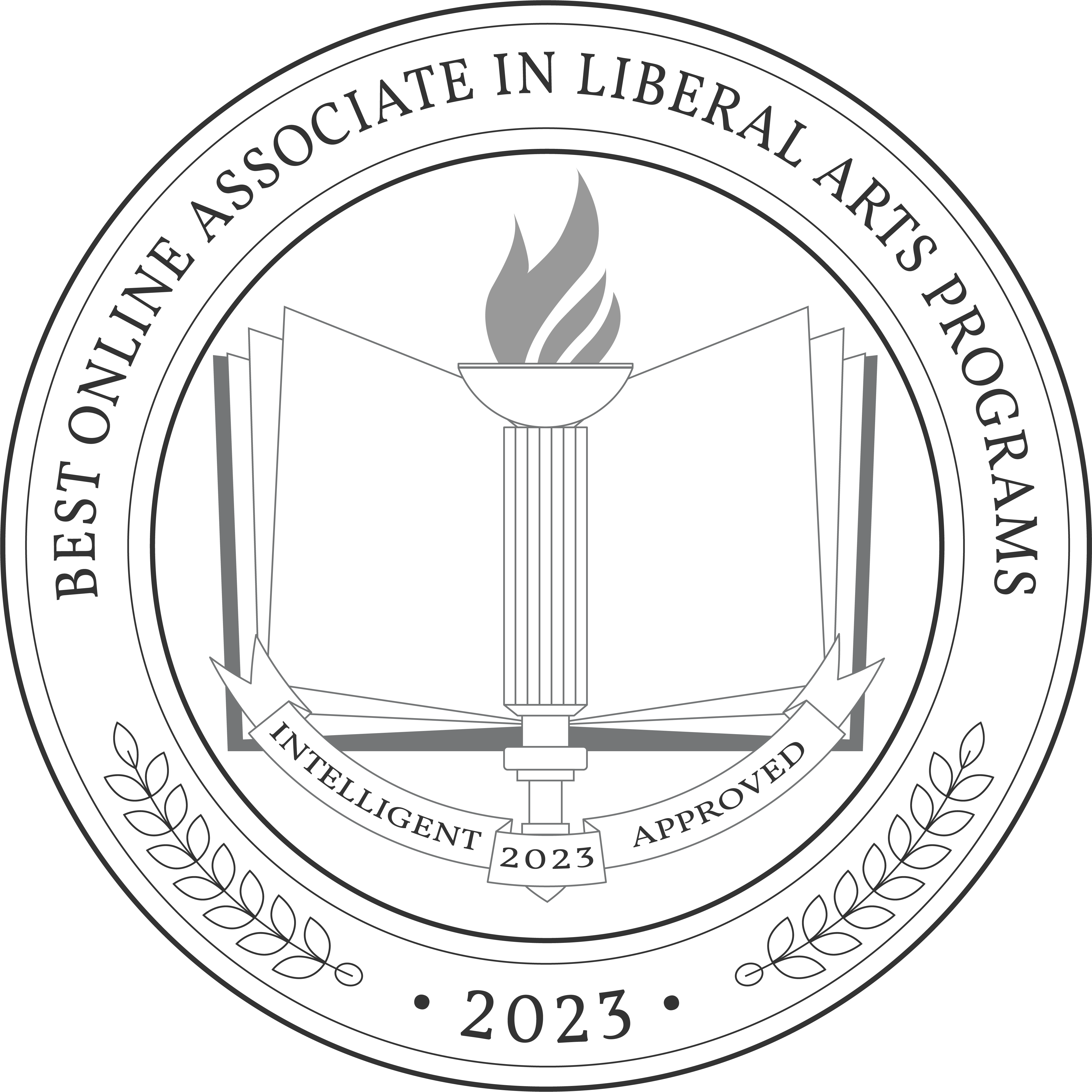 Best Online Associate in Liberal Arts Programs Badge