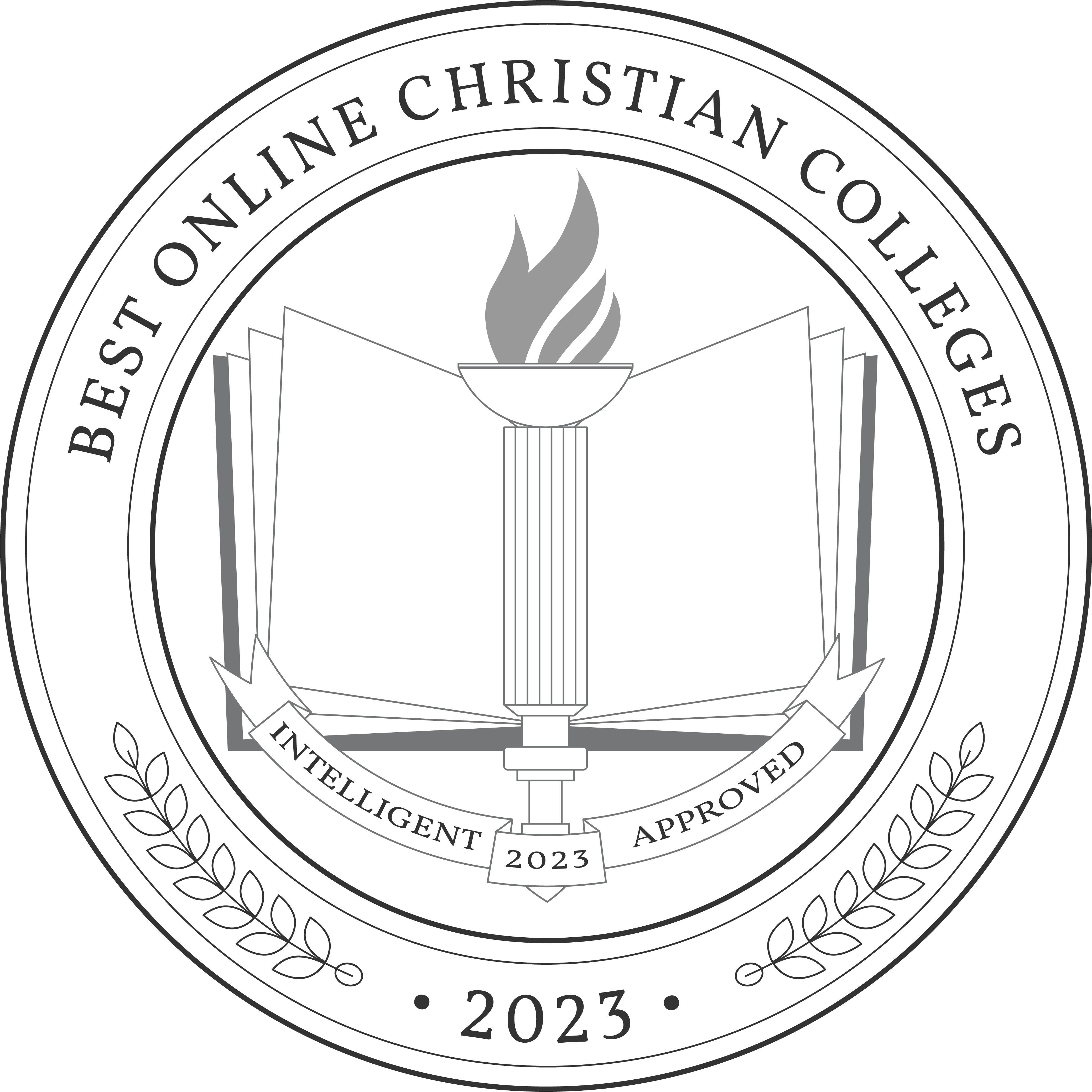 Best Online Christian Colleges badge