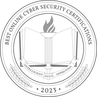 Best Online Cyber Security Certifications badge