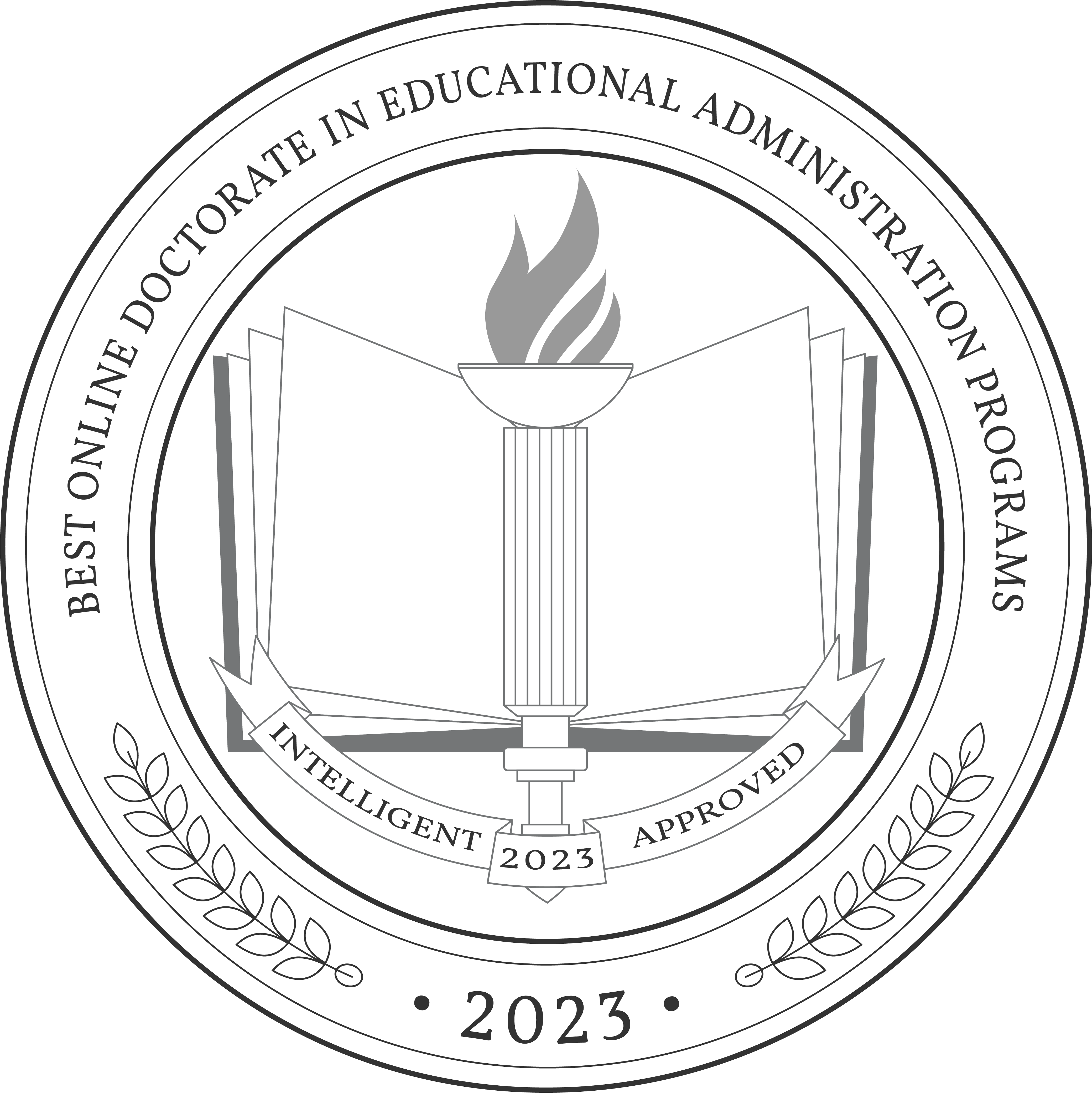 Best Online Doctorate in Educational Administration Programs badge
