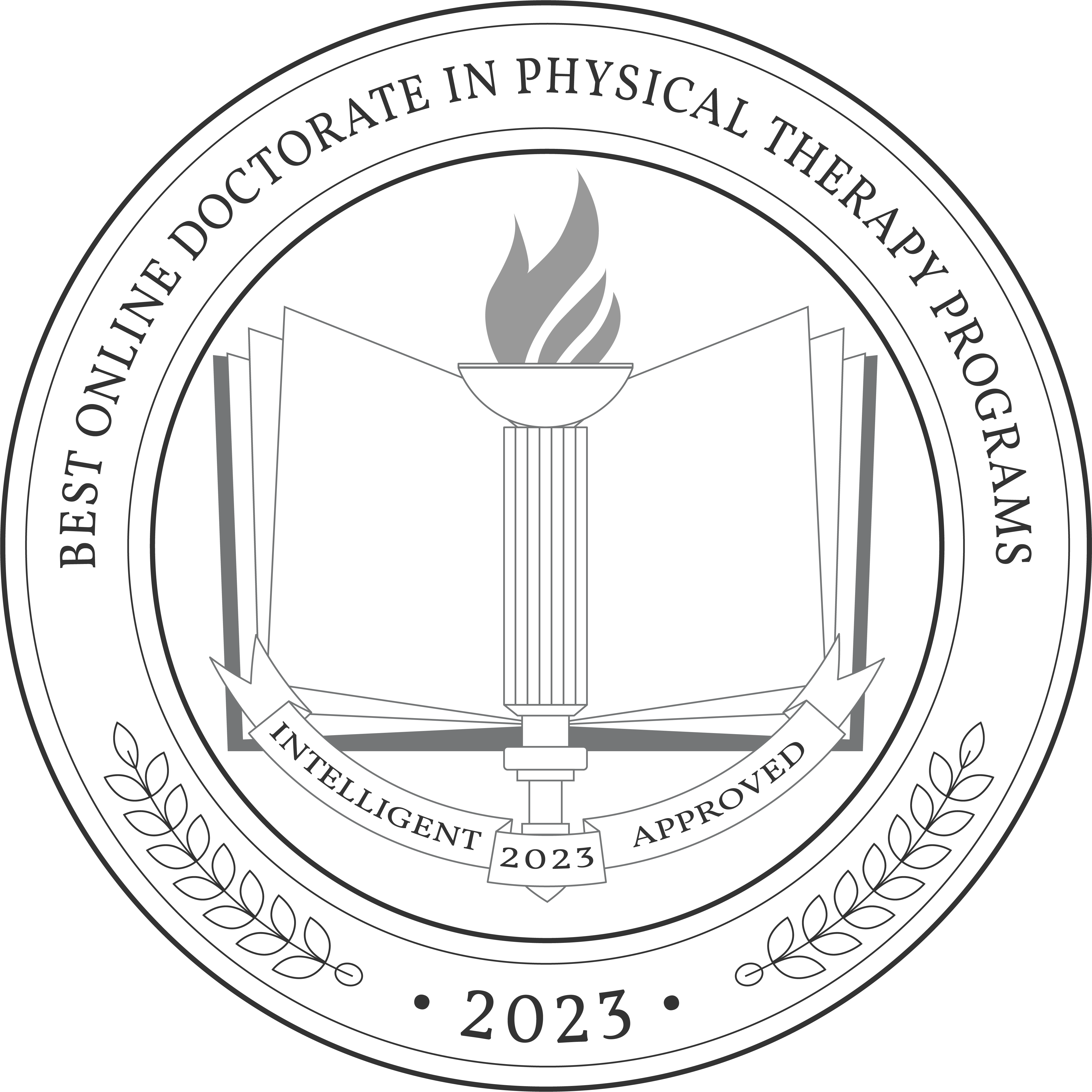 Best Online Doctorate in Physical Therapy Programs Badge