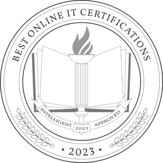 Best Online IT Certifications badge