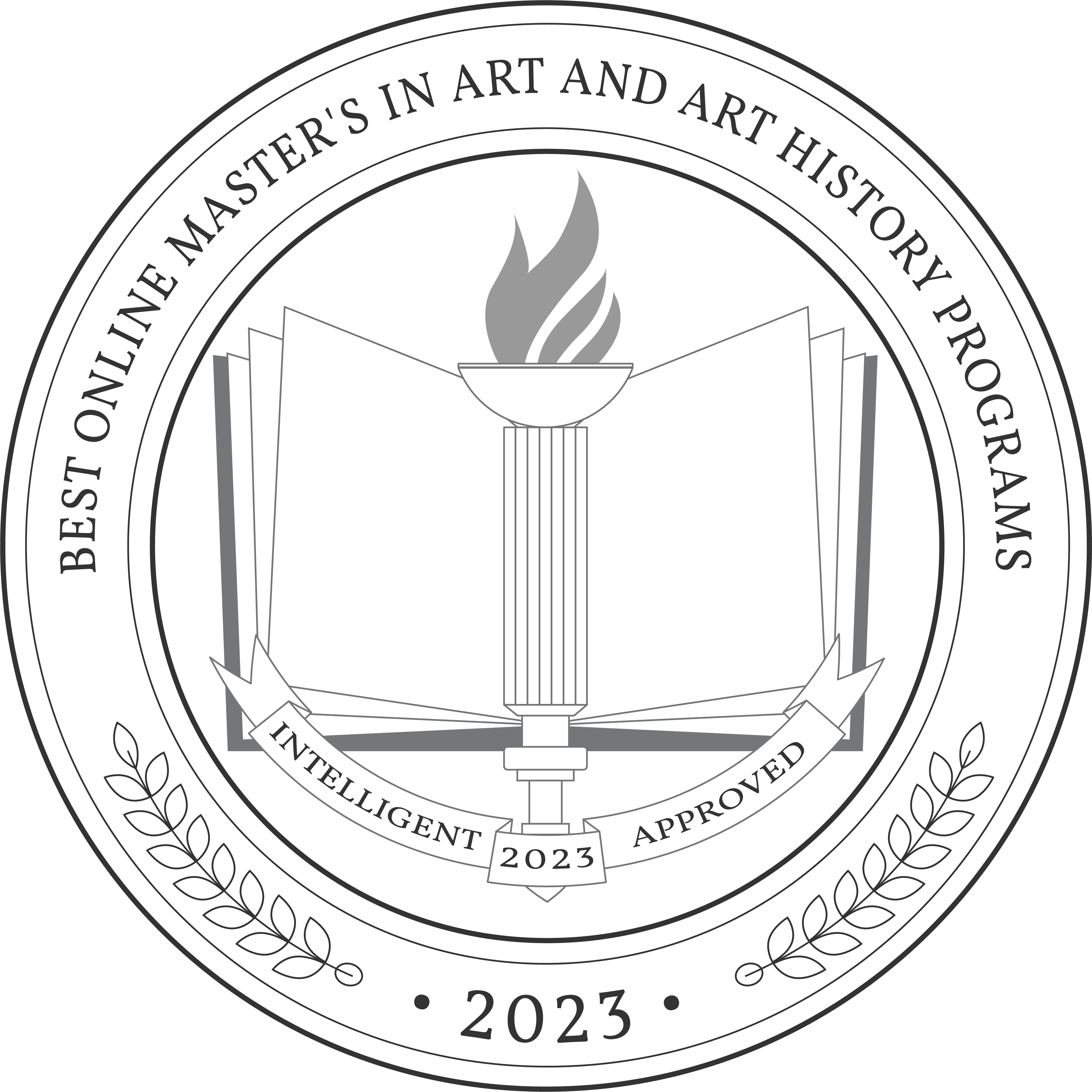 Best Online Master's in Art and Art History Programs Badge