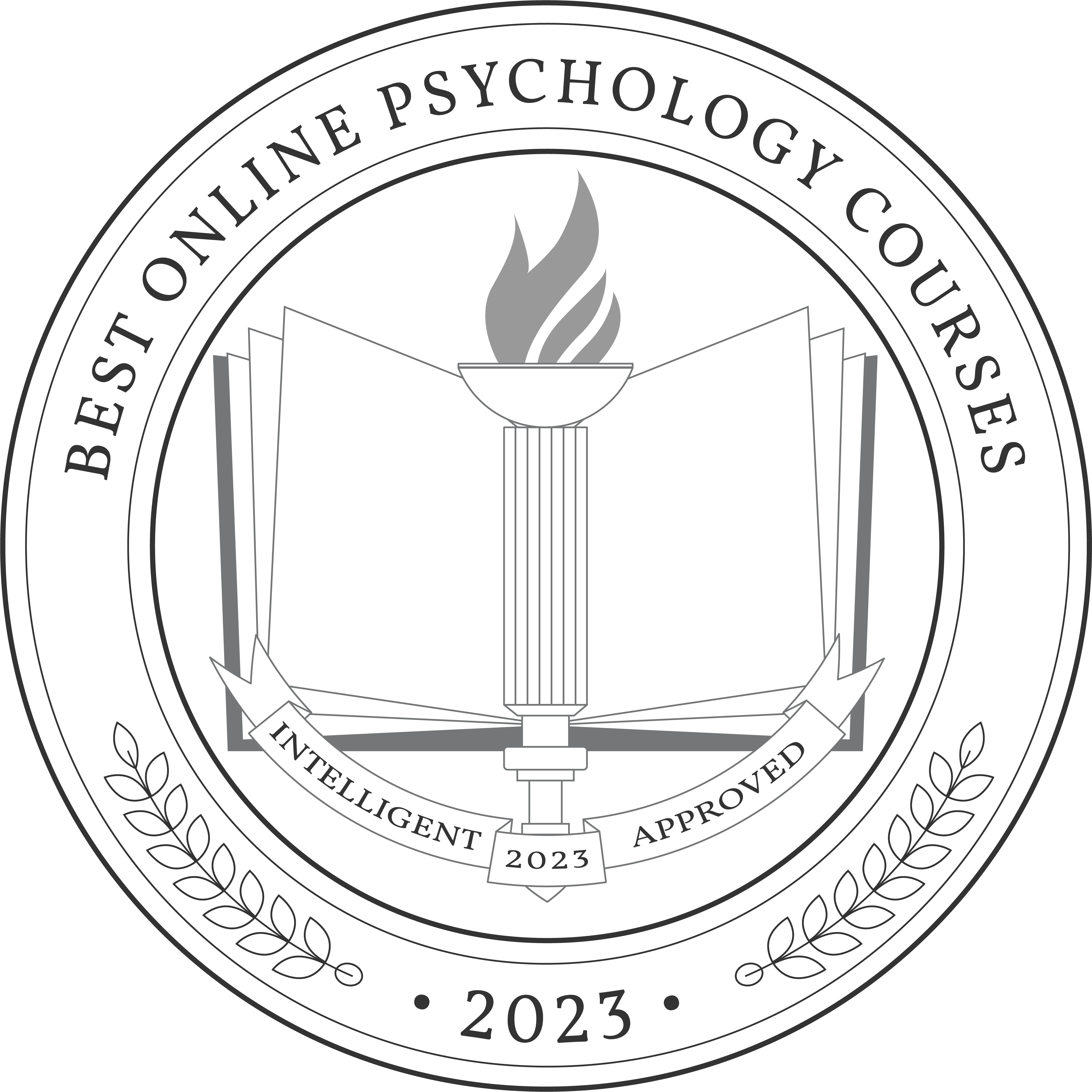 Best Online Psychology Courses badge