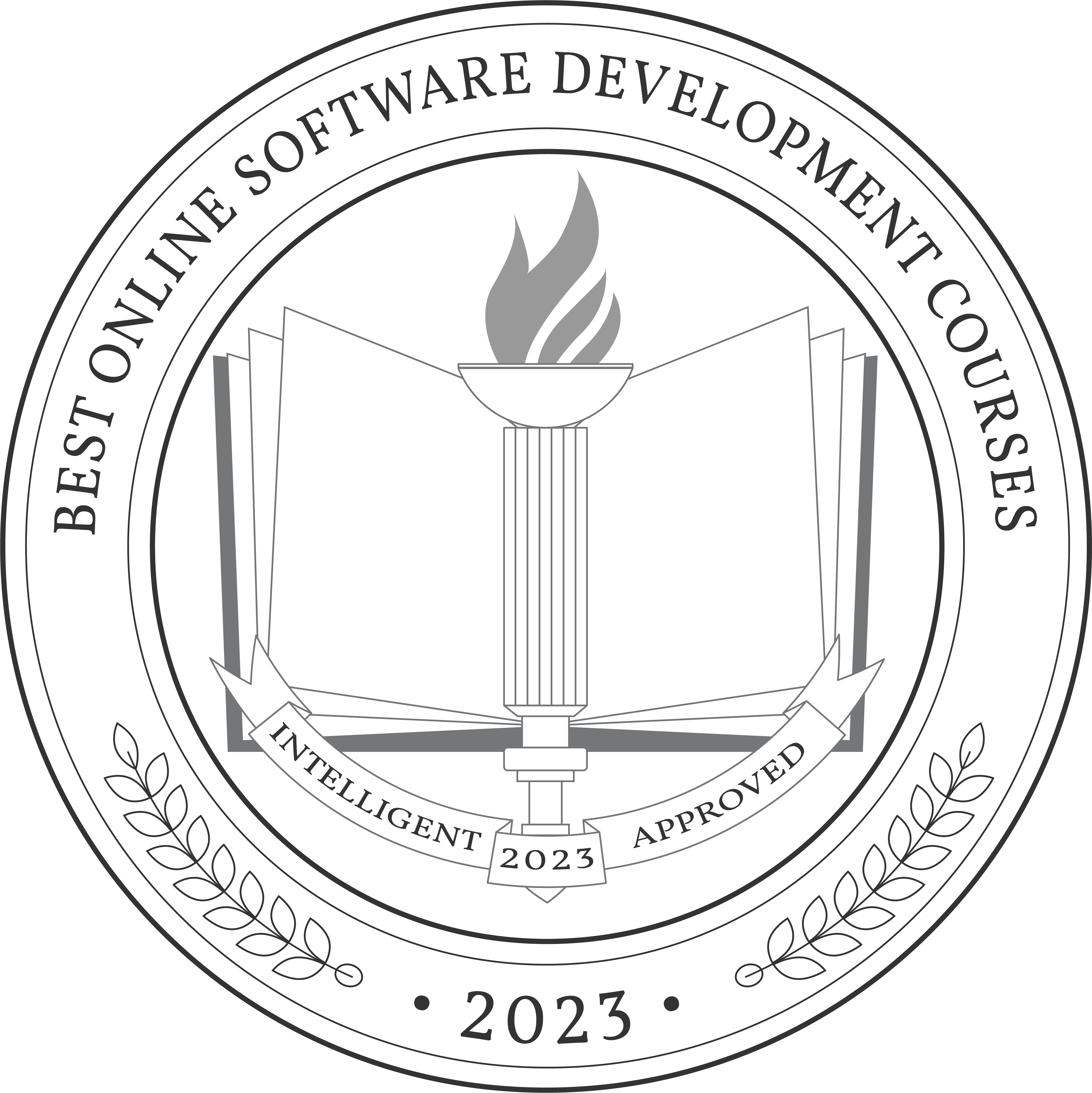 Best Online Software Development Courses badge