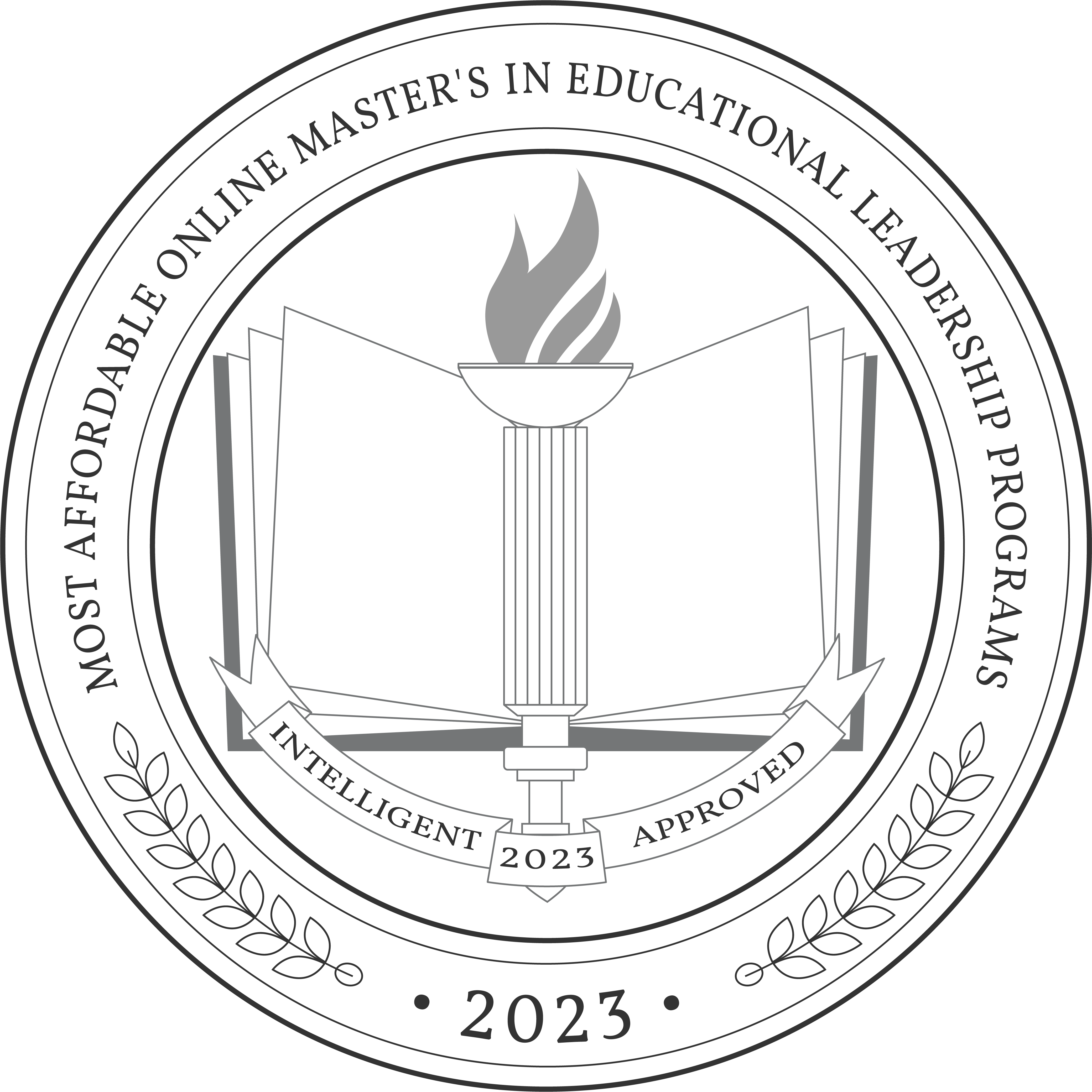 Most Affordable Online Master's in Educational Leadership Programs badge