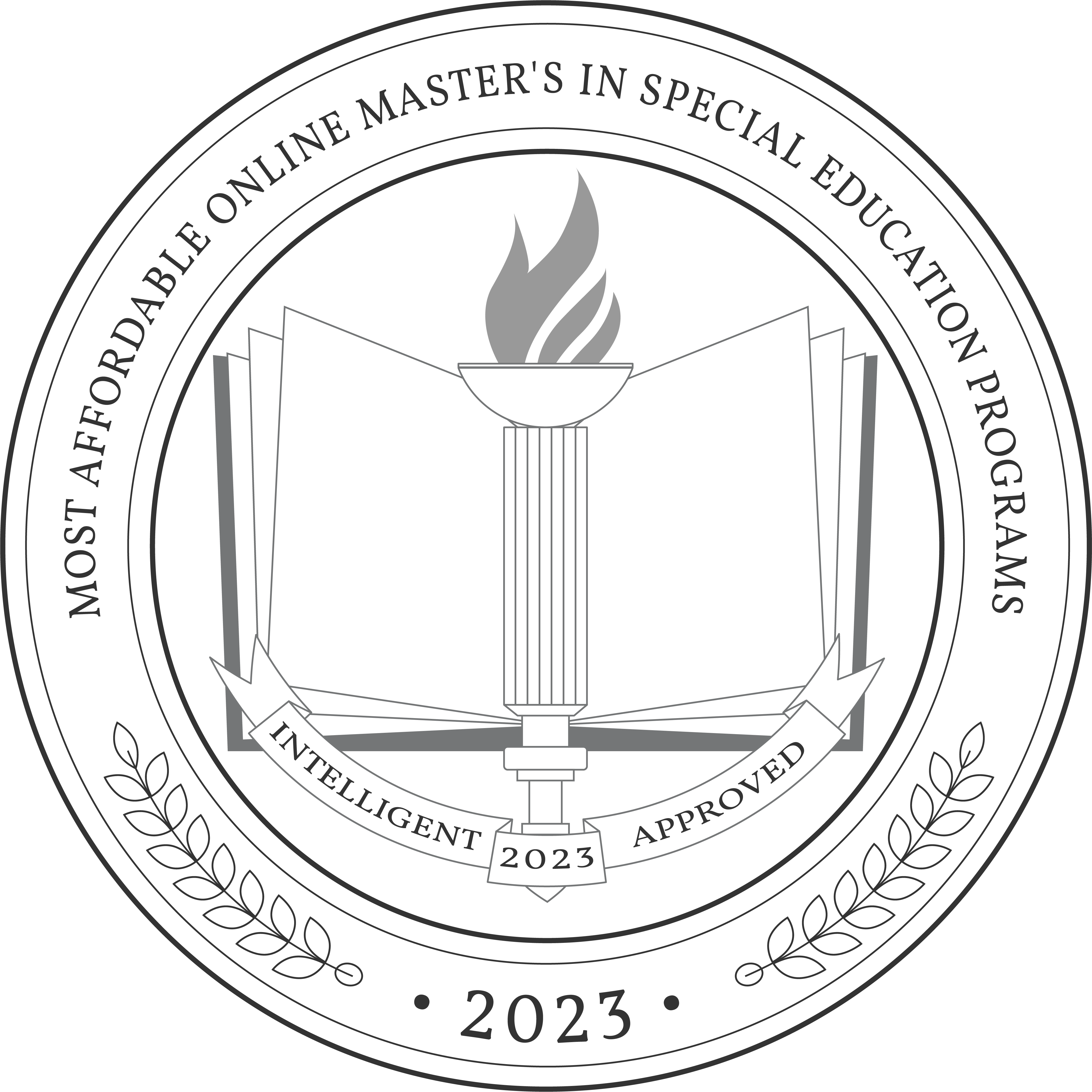 Most Affordable Online Master's in Special Education Programs Badge