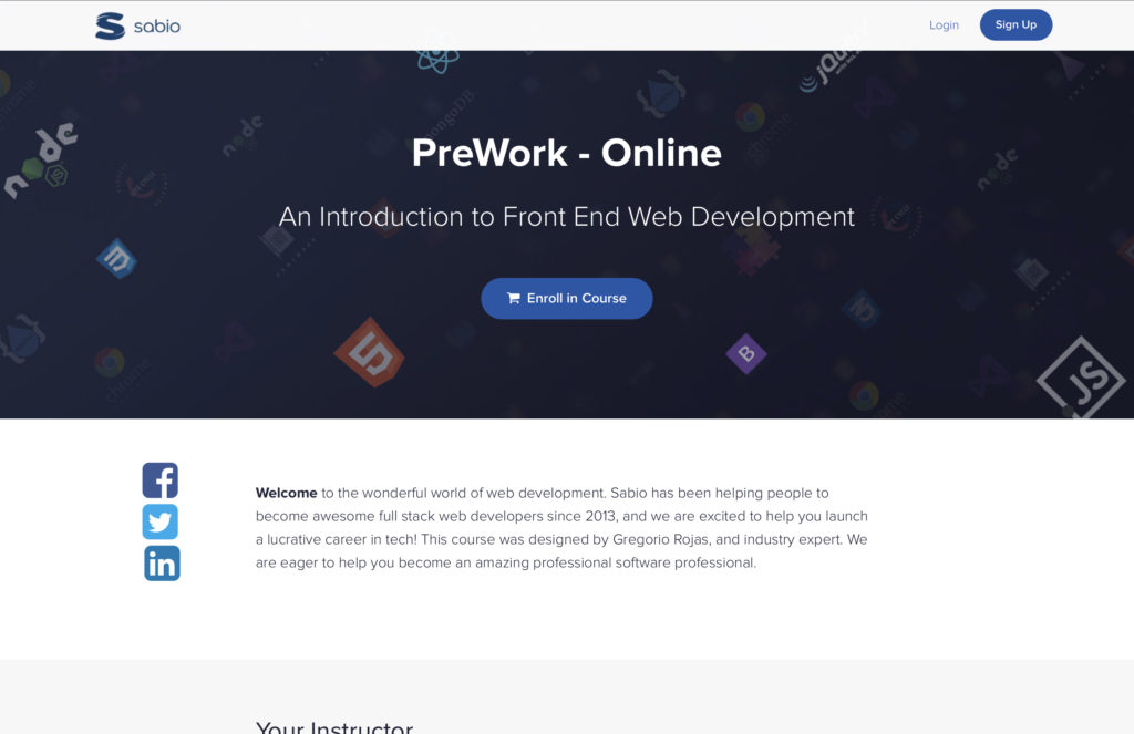 PreWork Online