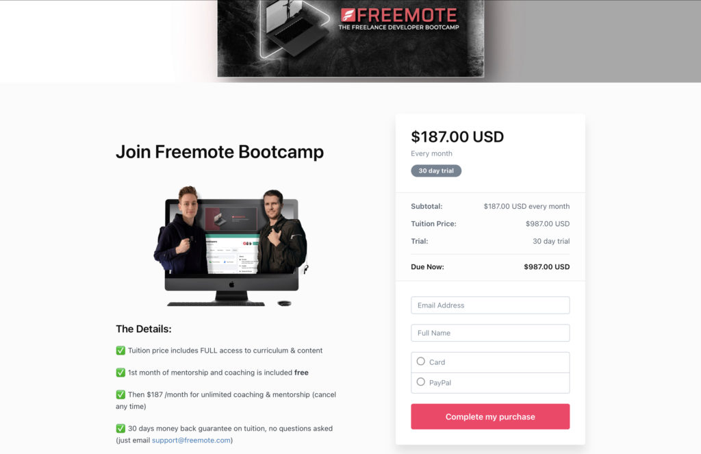 Freemote Bootcamp