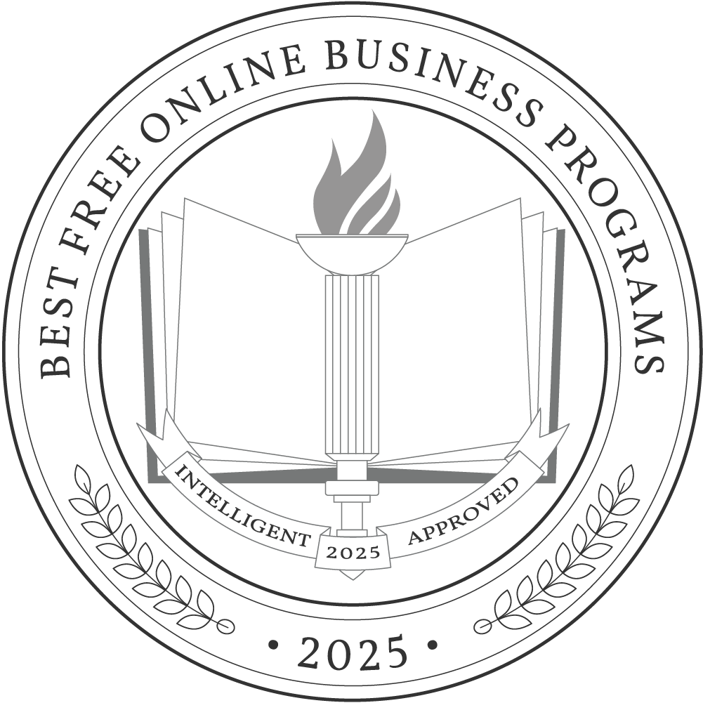 Free Online Business Degree Programs badge