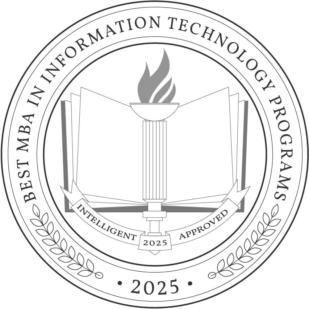 Best MBA in information Technology Programs badge