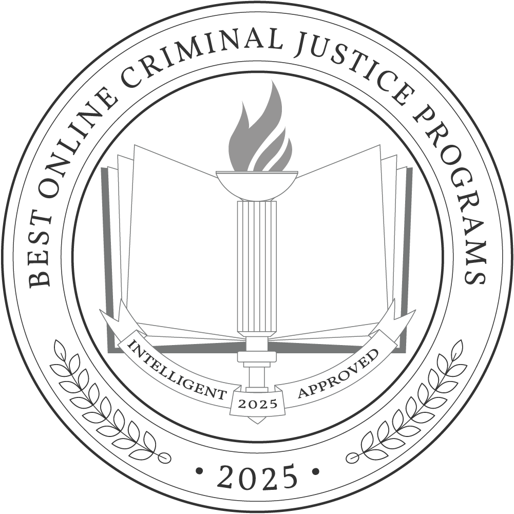 Best Online Criminal Justice Programs badge
