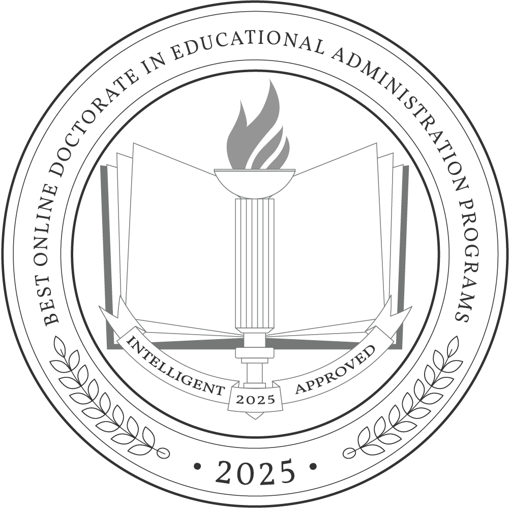 Best Online Doctorate in Educational Administration Programs badge