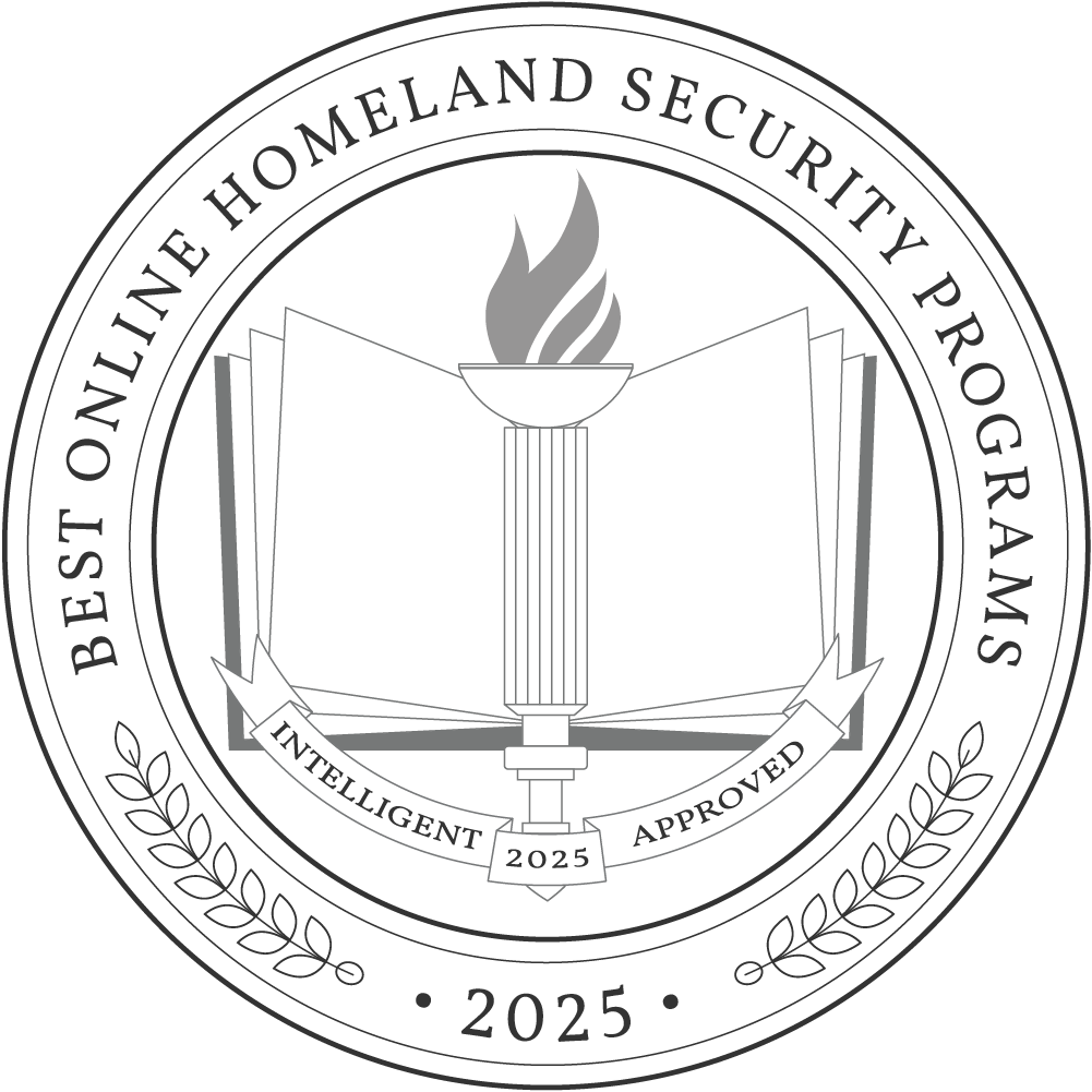 Best Online Homeland Security Programs badge