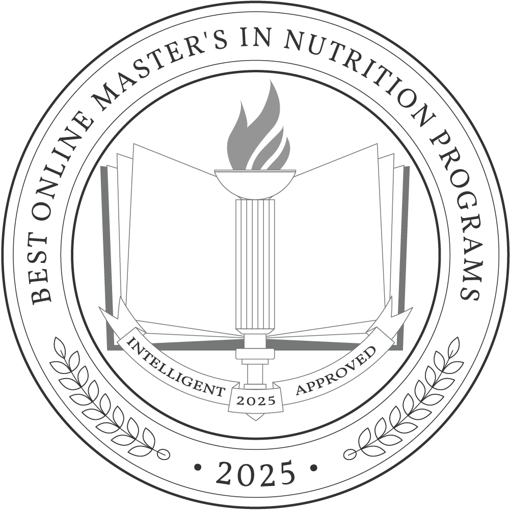 Best Online Master's in Nutrition Programs badge