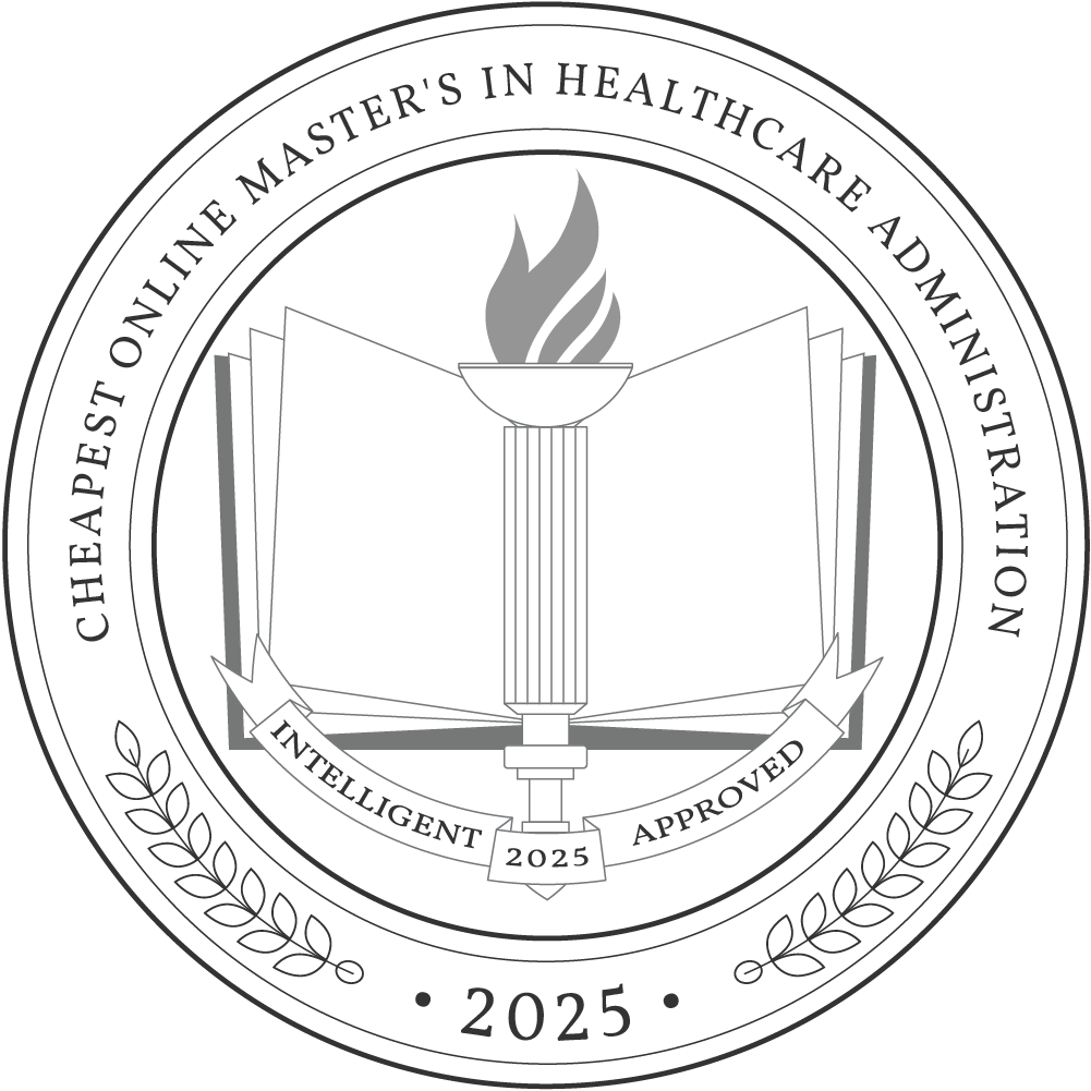 Cheapest Online Master's in Healthcare Administration badge